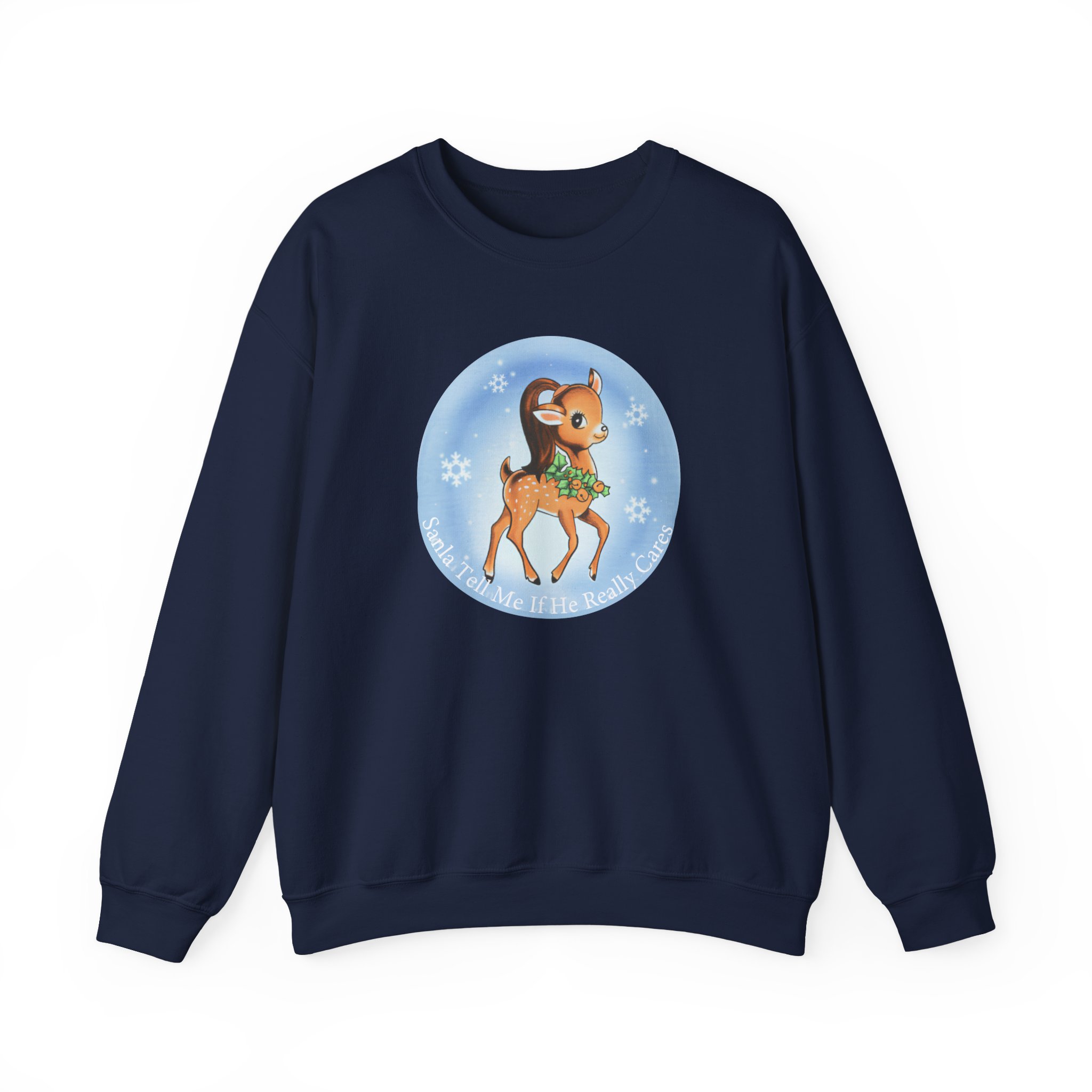 AG Santa Tell Me Unisex Heavy Blend™ Crewneck Sweatshirt - Image 13