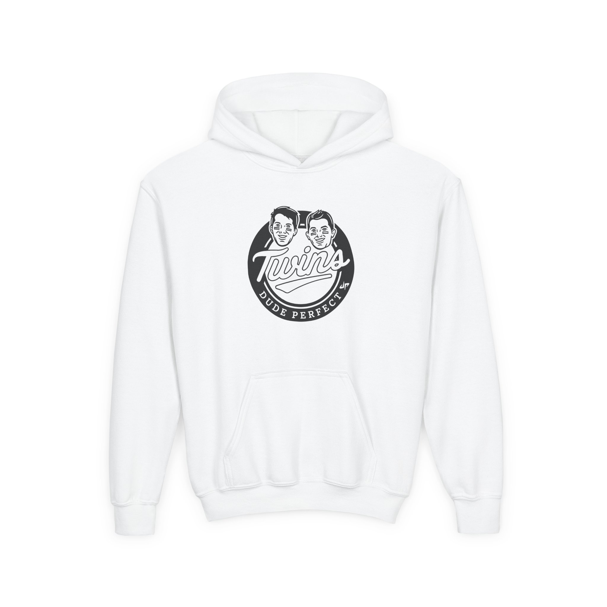 Dude Perfect Twins Youth Heavy Blend Hooded Sweatshirt - Image 3