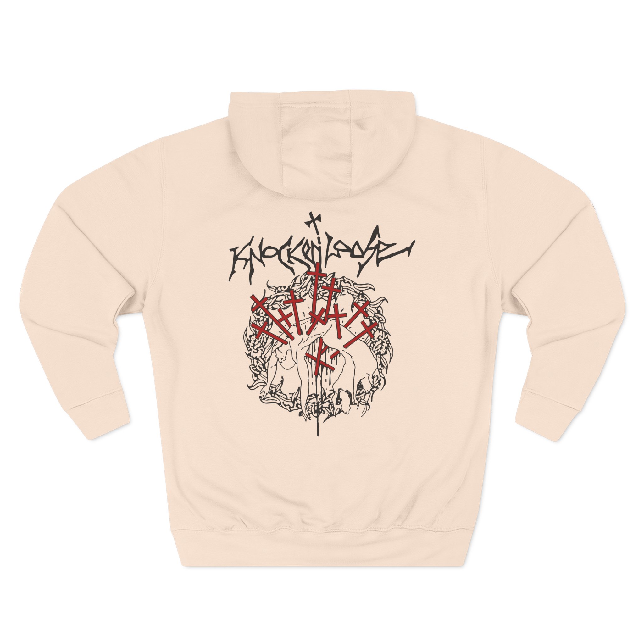 Knocked Loose Otak Ash Three-Panel Fleece Hoodie - Image 8