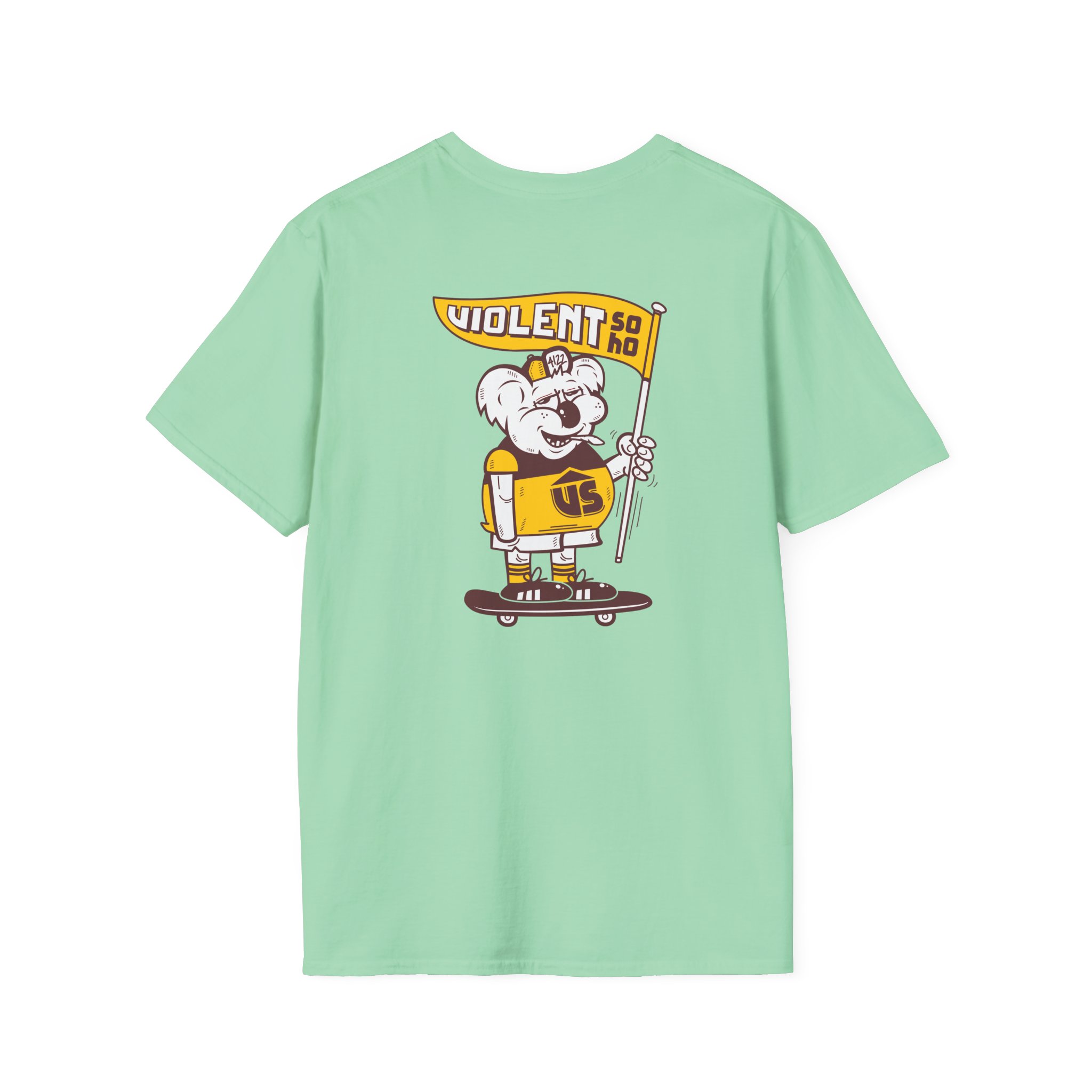 Violent Soho Brisbane Bears Unisex Softstyle T-Shirt - Image 18