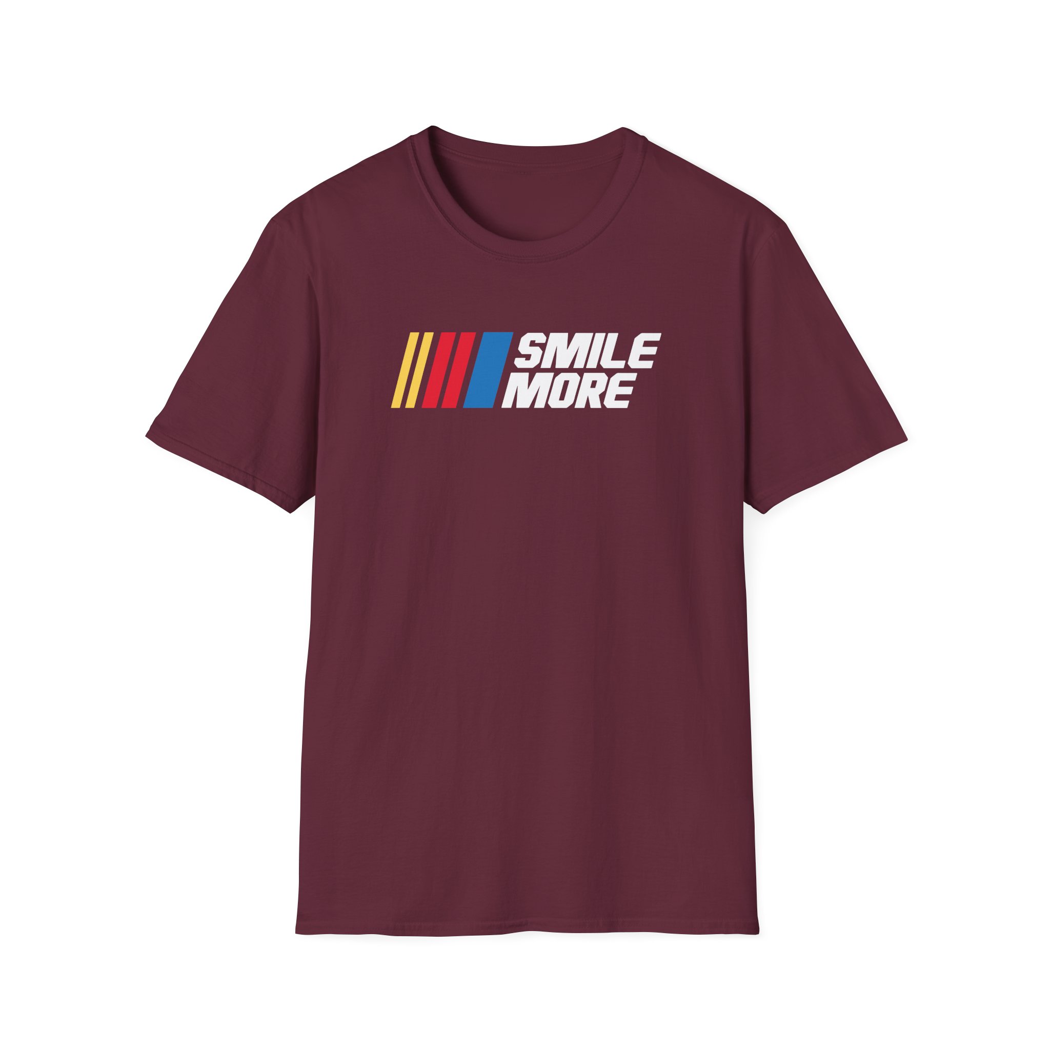Roman Atwood Smile More Racing Unisex Softstyle T-Shirt - Image 3
