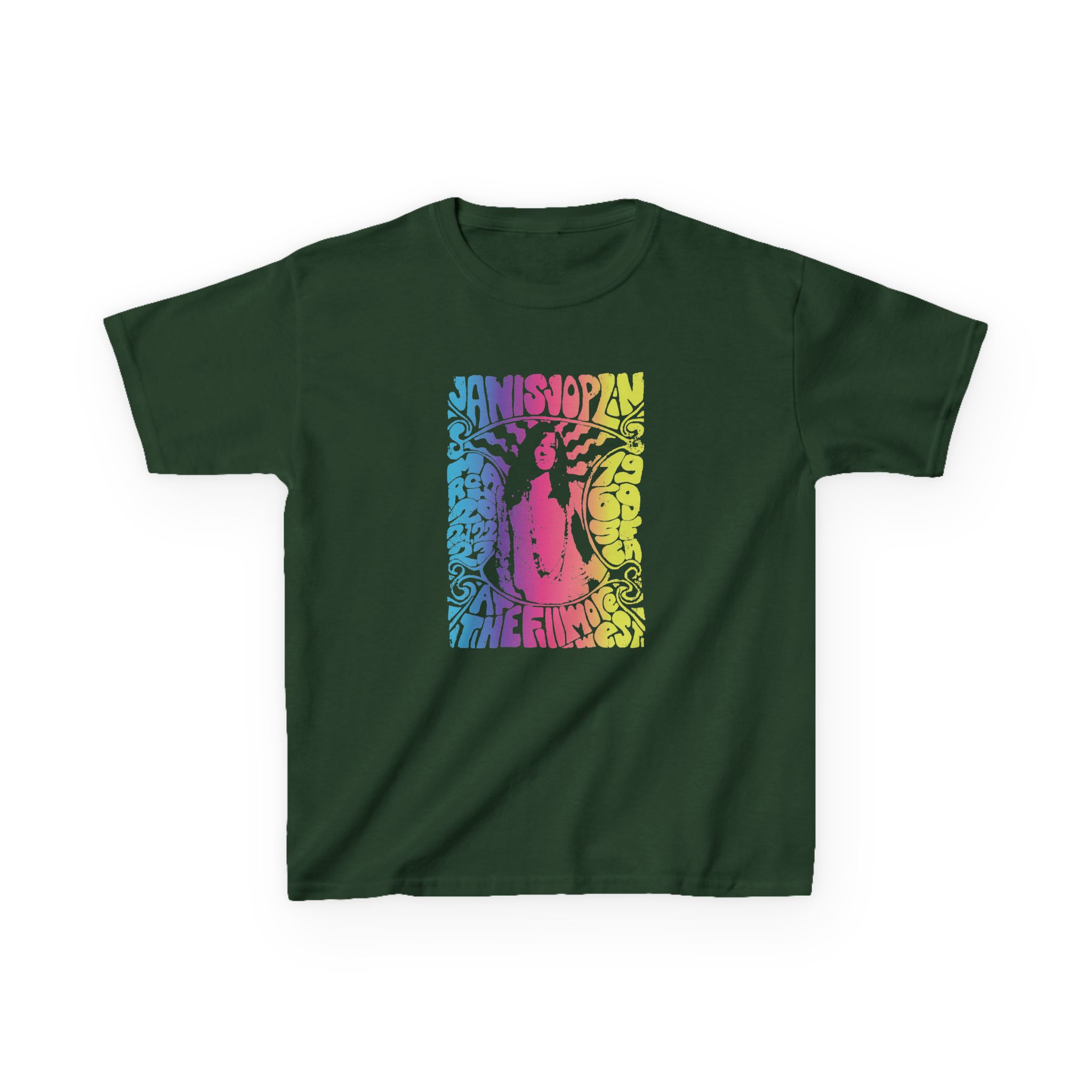 Janis Joplin at the Filmore Kids Heavy Cotton™ Tee - Image 3