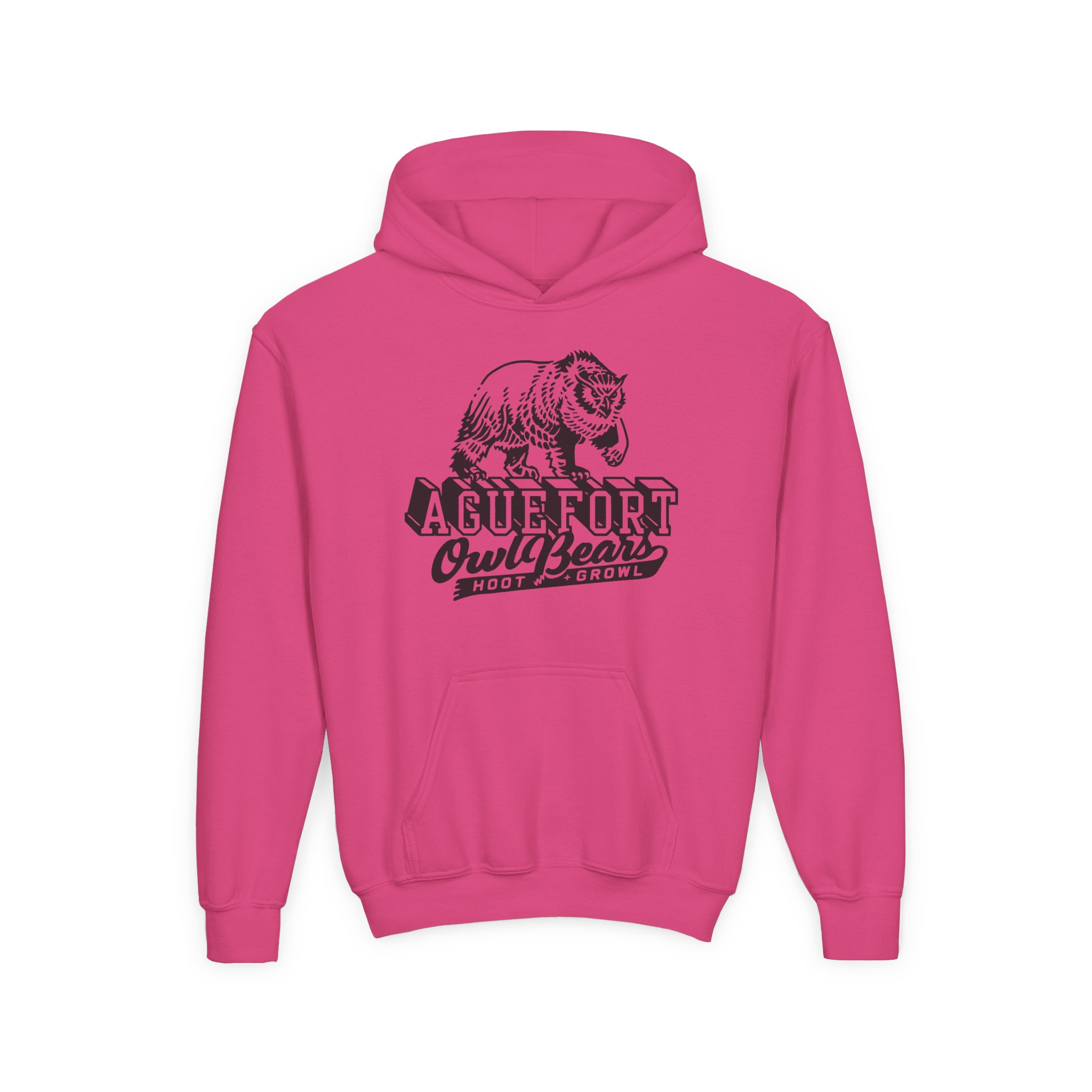 Dropout Fantasy High Owlbears Youth Heavy Blend Hooded Sweatshirt - Image 11