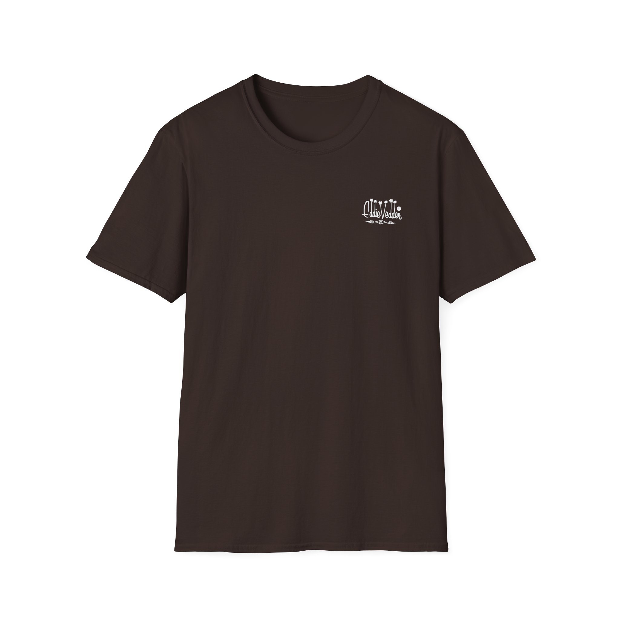Eddie Vedder Palm Script Unisex Softstyle T-Shirt - Image 5