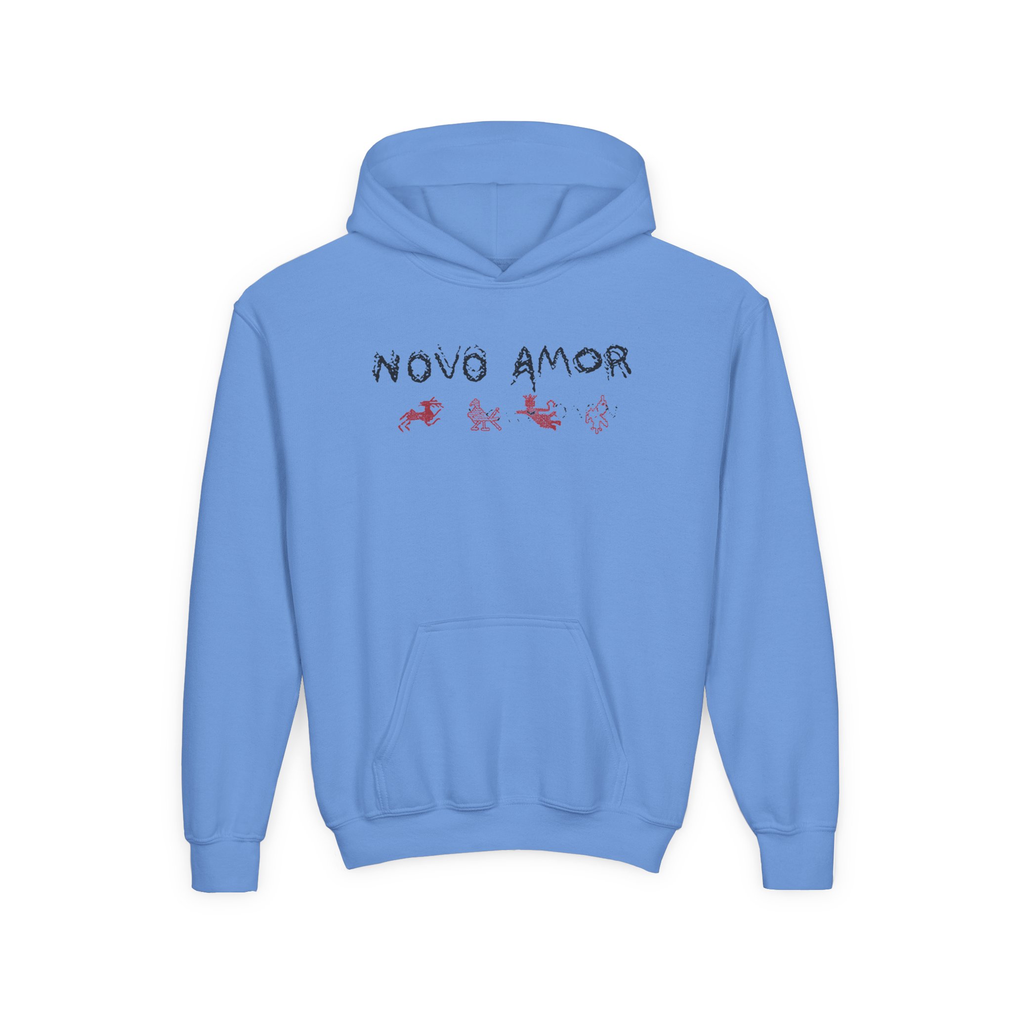 Novo Amor Symbols Youth Heavy Blend Hooded Sweatshirt - Image 7