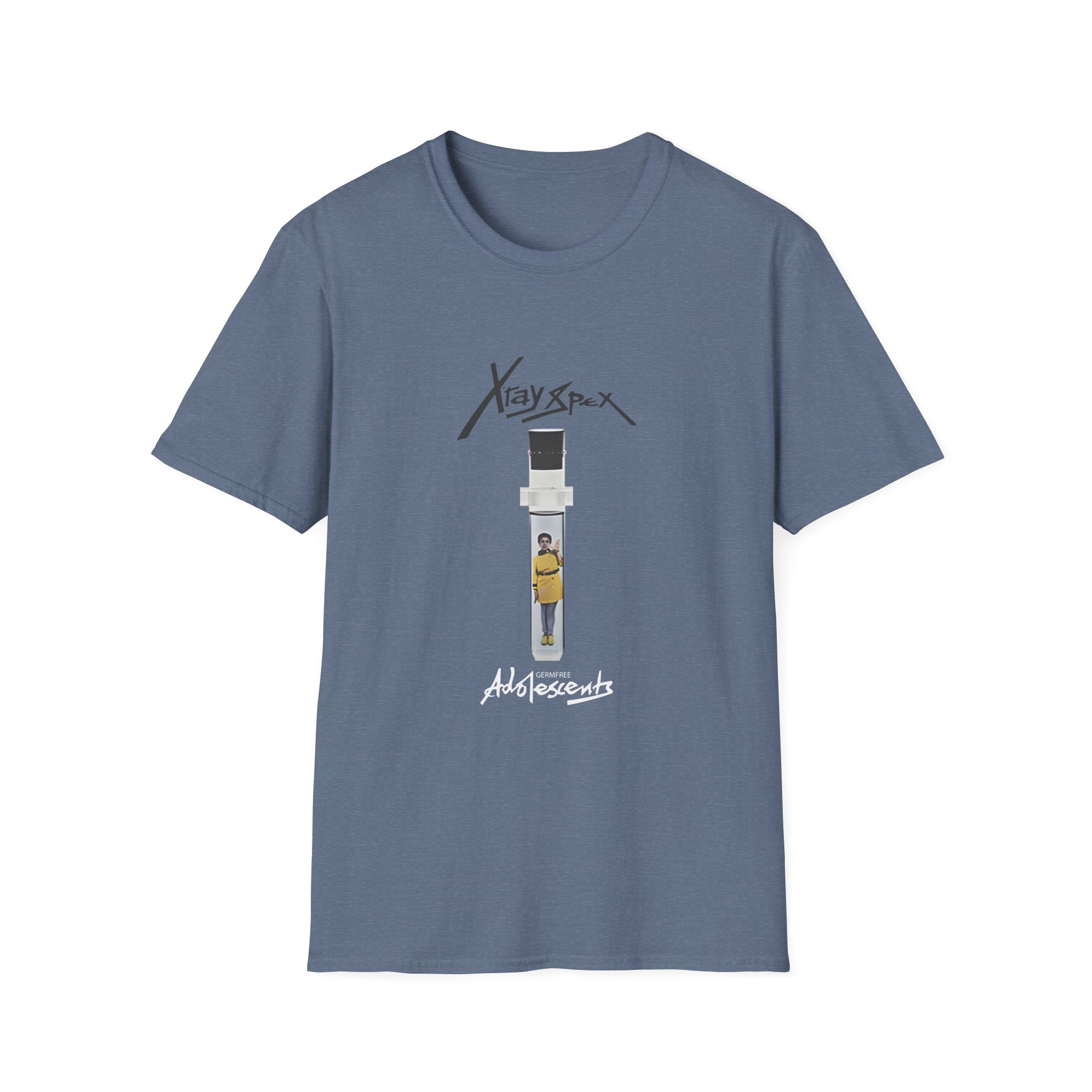 X-ray Spex Germ Free Single Tube Unisex Softstyle T-Shirt - Image 25