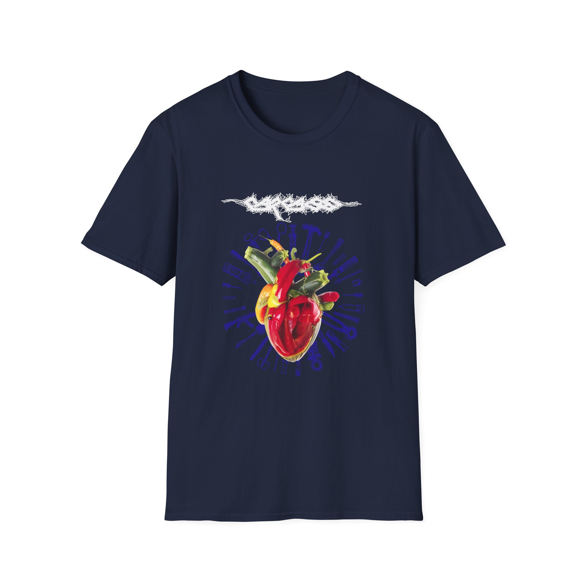 Carcass Torn Arteries Unisex Softstyle T-Shirt - Image 5