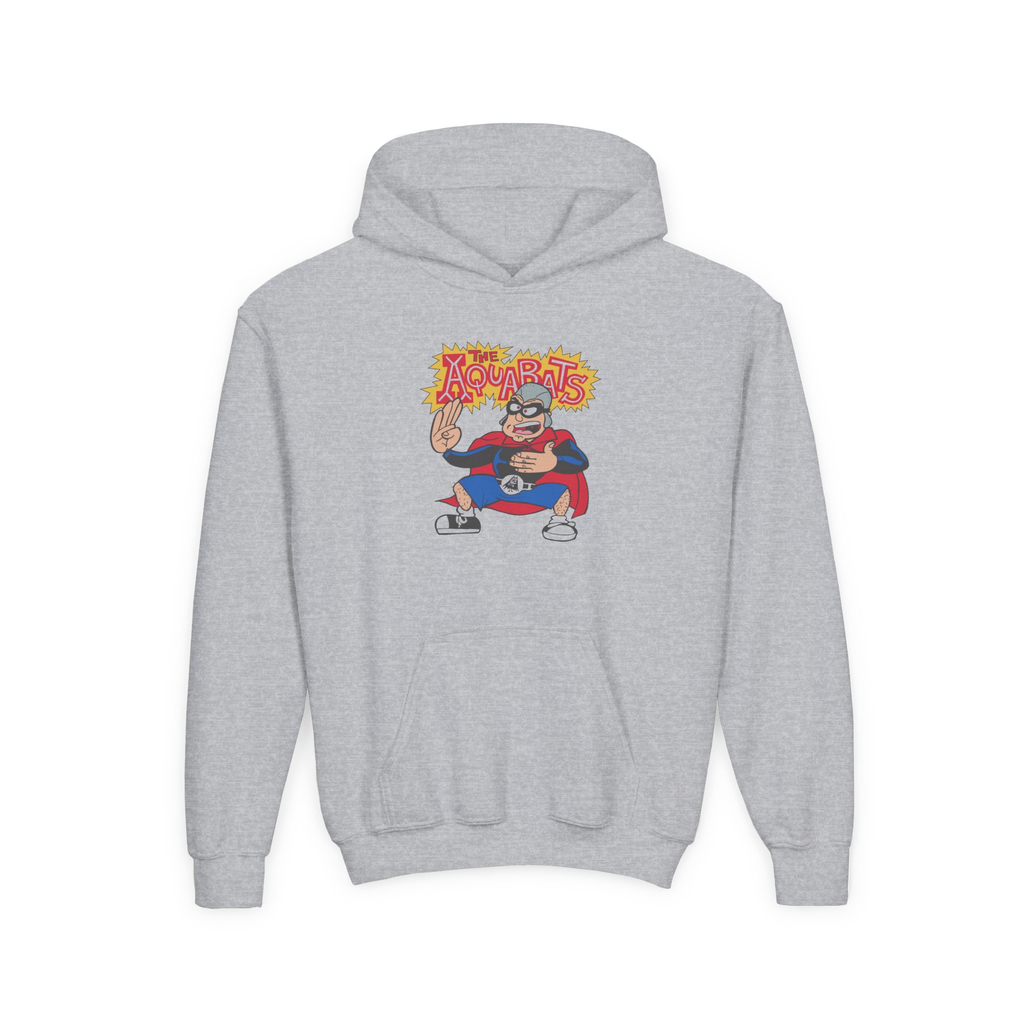 The Aquabats Bat Commander Youth Heavy Blend Hooded Sweatshirt - Image 3