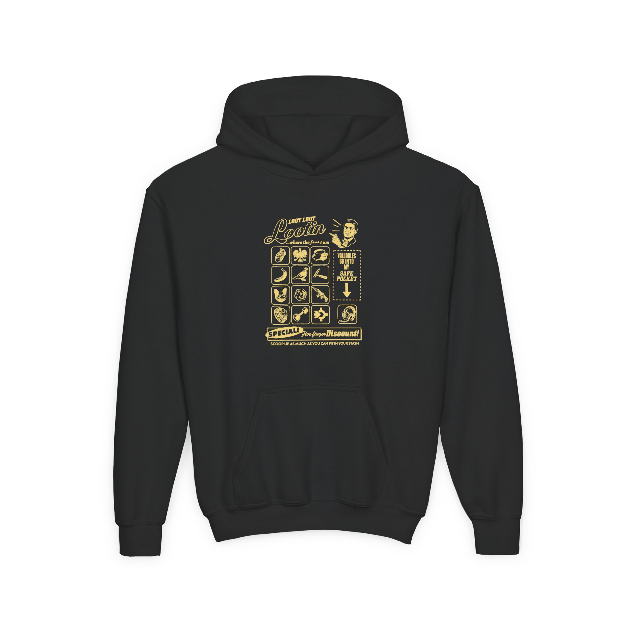 Shroud Loot Loot Youth Heavy Blend Hooded Sweatshirt