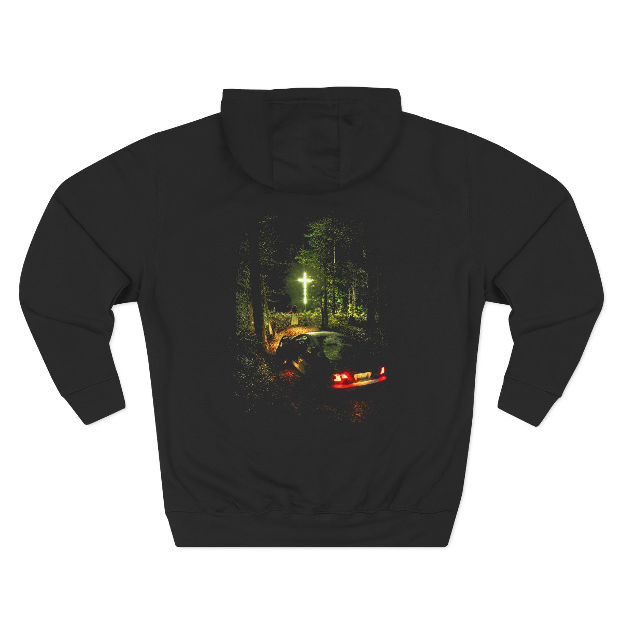 Knocked Loose Oldham Lights Three-Panel Fleece Hoodie - Image 2
