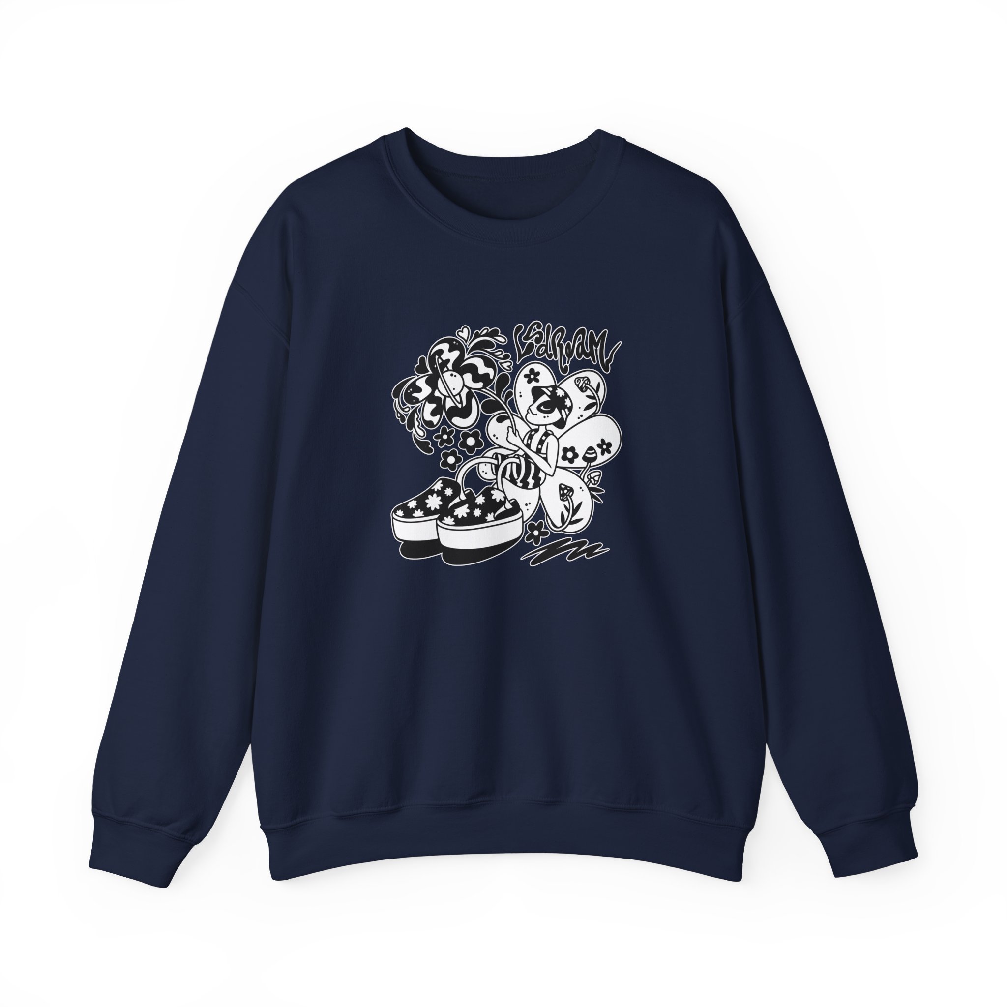 Lsdream Intergalactic Bloom Unisex Heavy Blend™ Crewneck Sweatshirt - Image 13