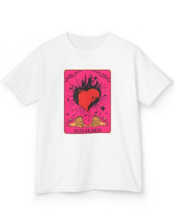D L Burning Heart Kids Heavy Cotton™ Tee