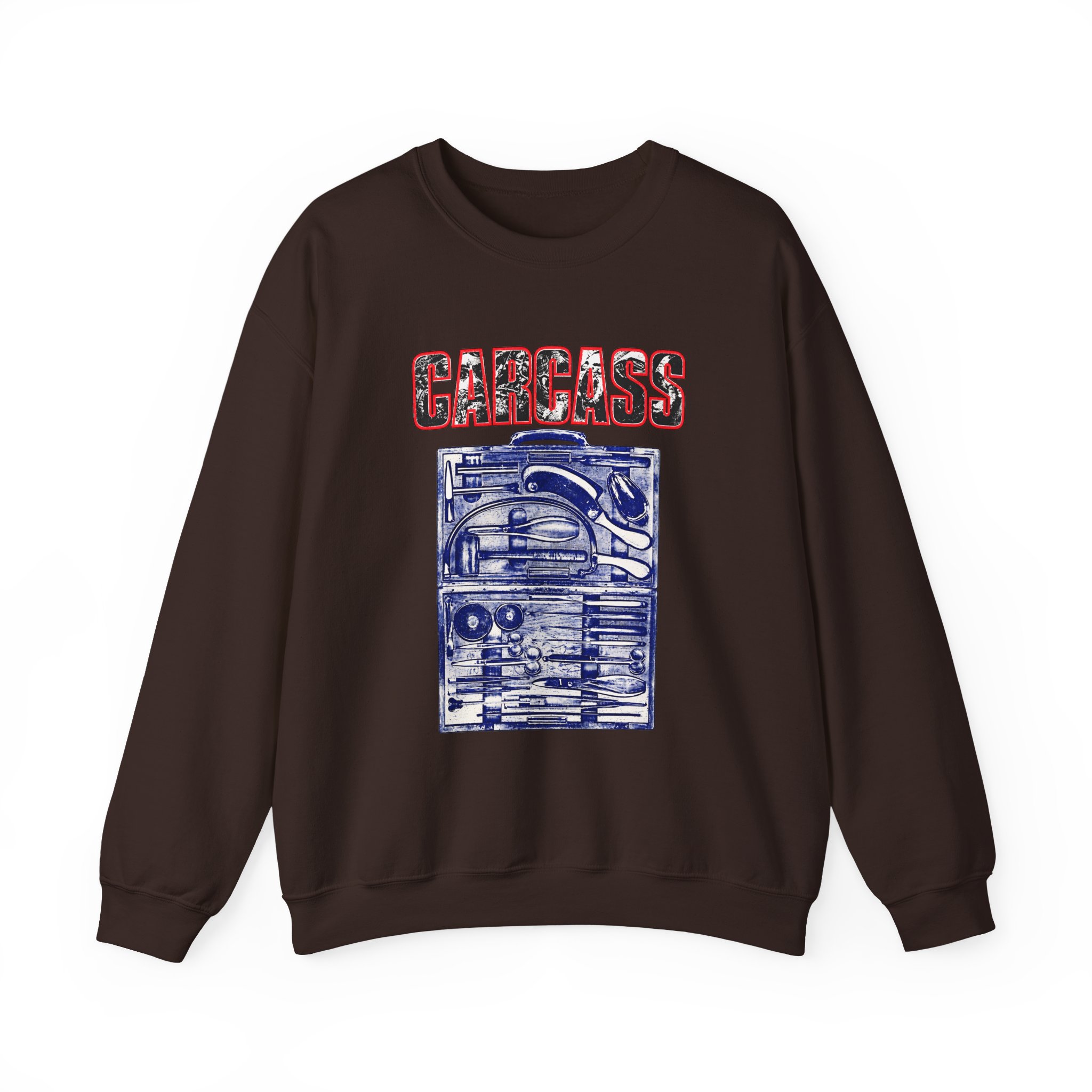 Carcass Certificate of Death Unisex Heavy Blend™ Crewneck Sweatshirt - Image 3