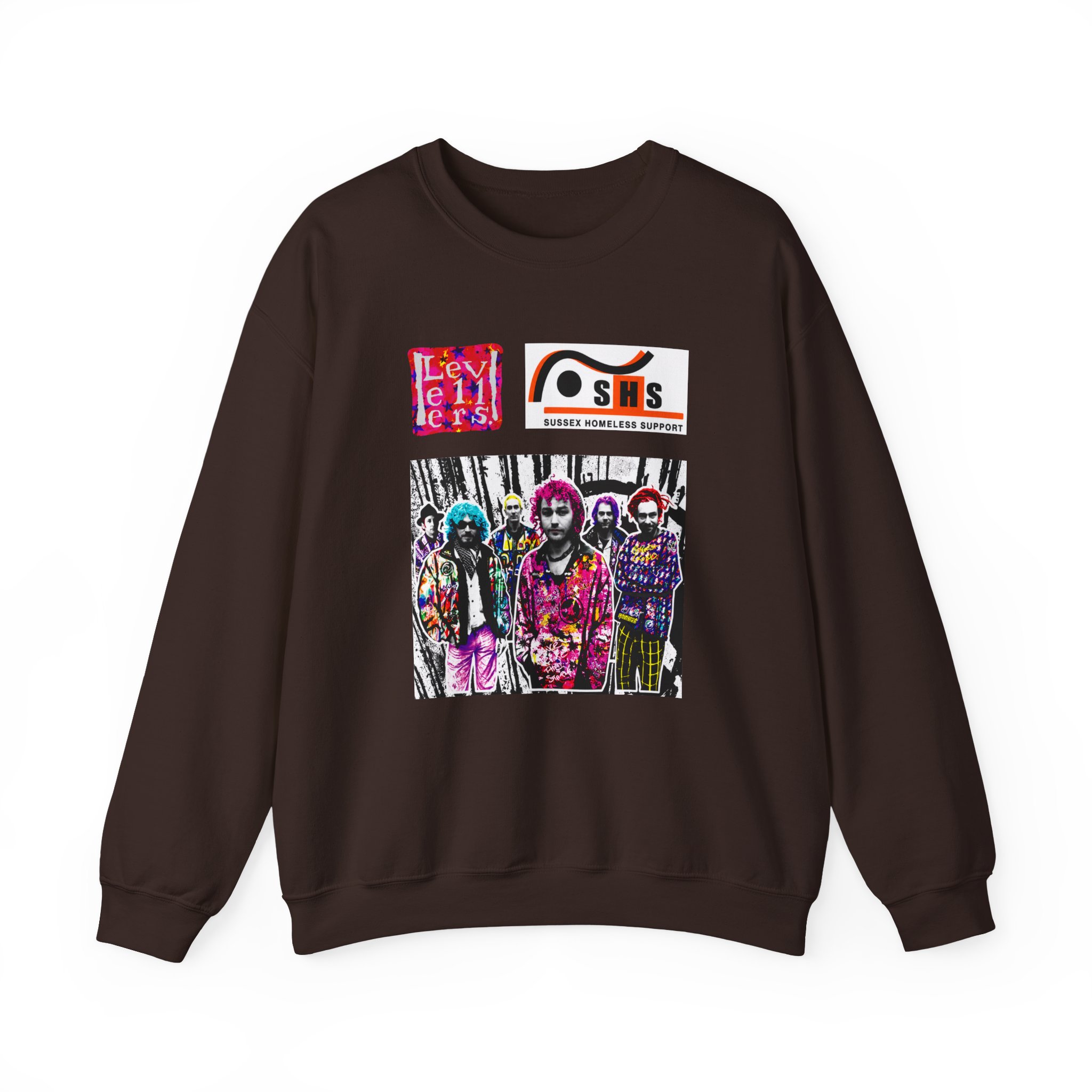 Levellers Postman Print Unisex Heavy Blend™ Crewneck Sweatshirt - Image 5