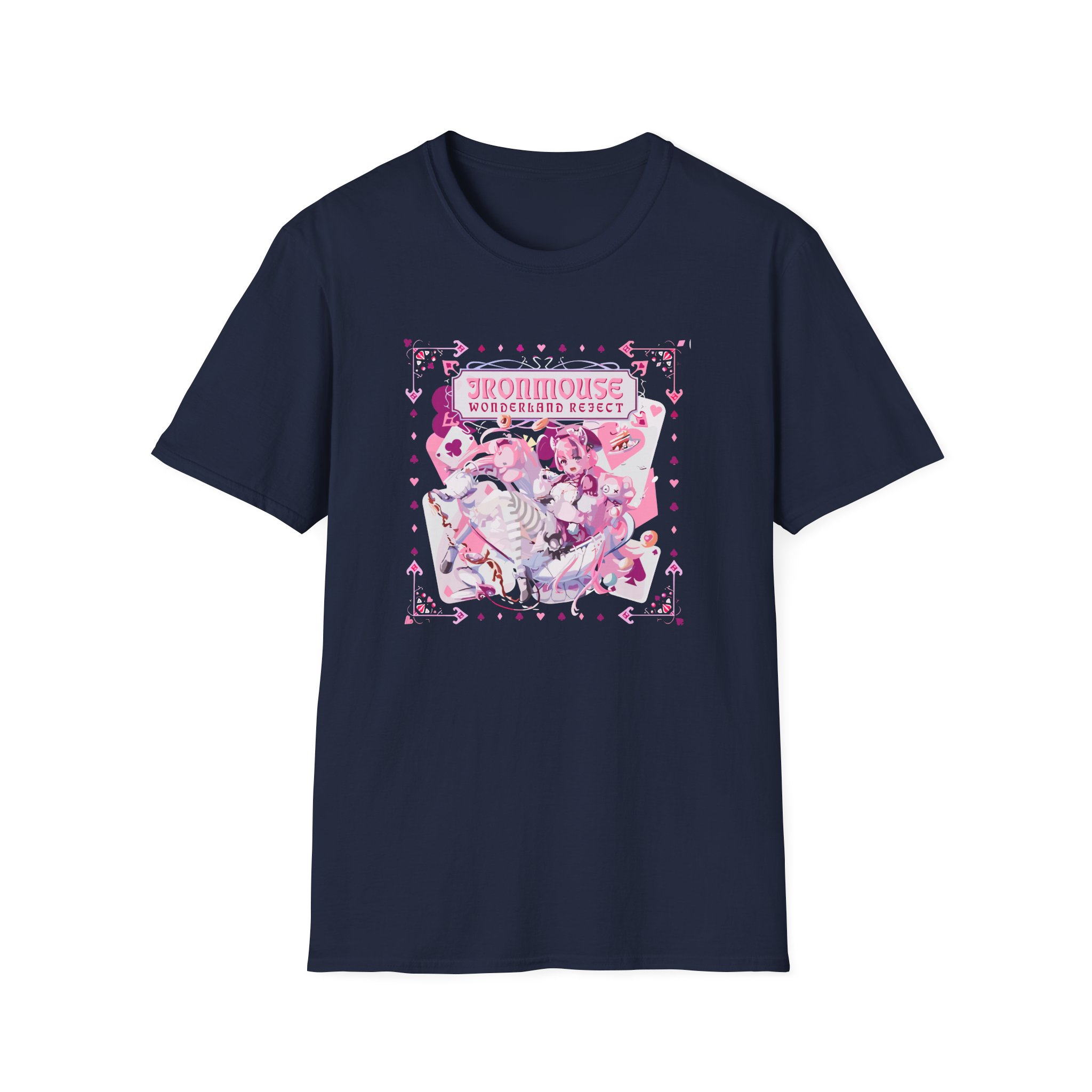 Ironmouse Wonderland Reject Unisex Softstyle T-Shirt - Image 9