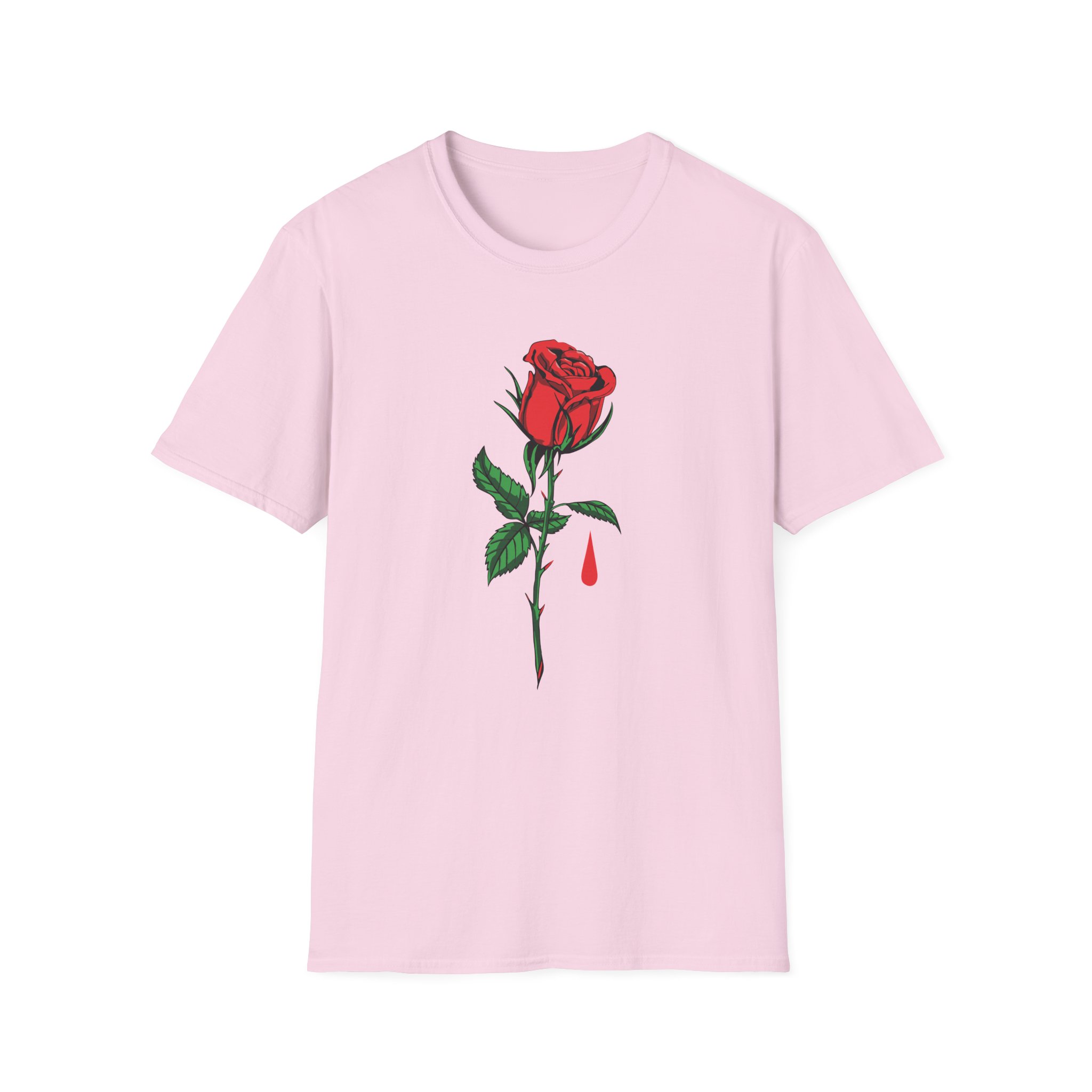 Blue October Big Rose Unisex Softstyle T-Shirt - Image 15