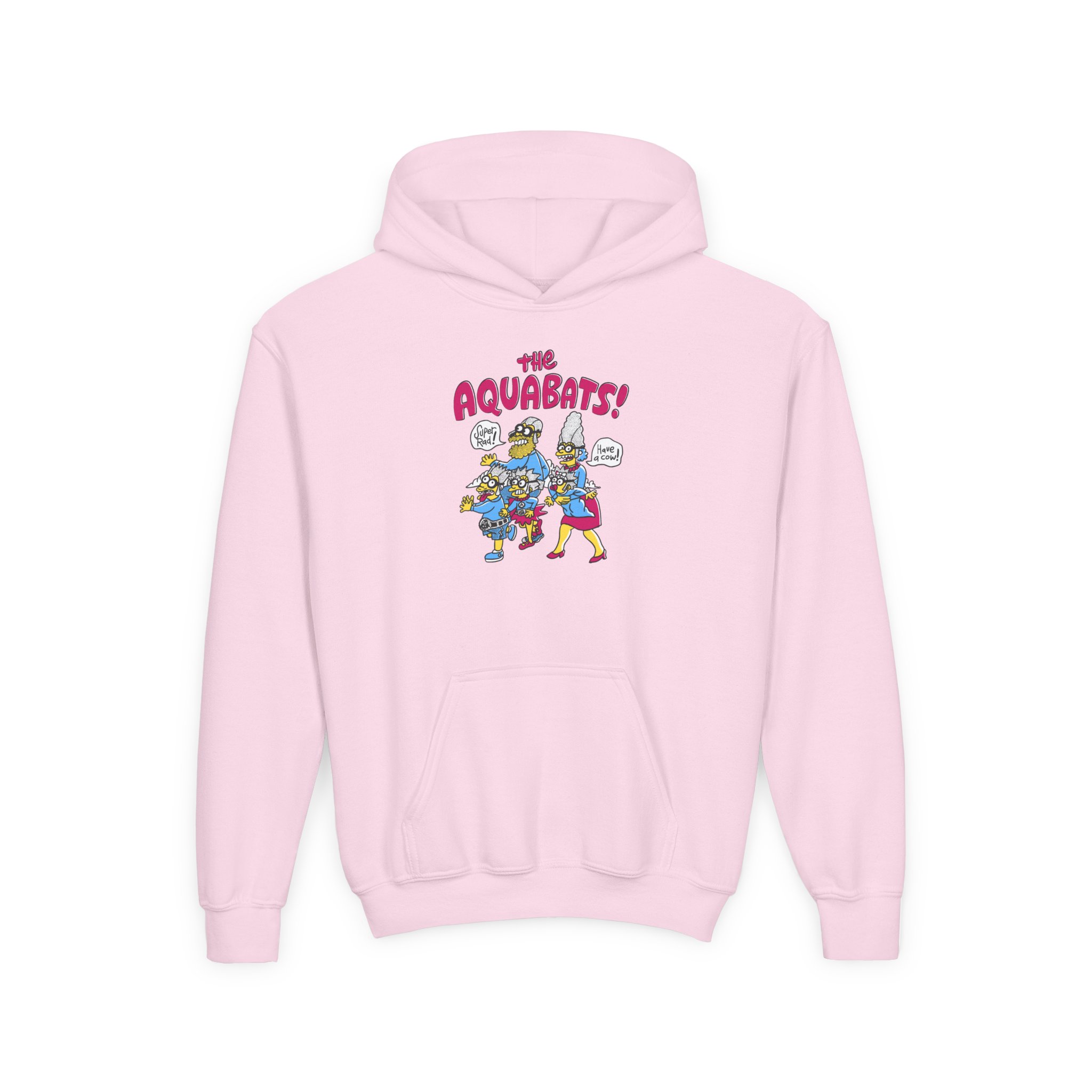 The Aquabats! Happy Family Youth Heavy Blend Hooded Sweatshirt - Image 5
