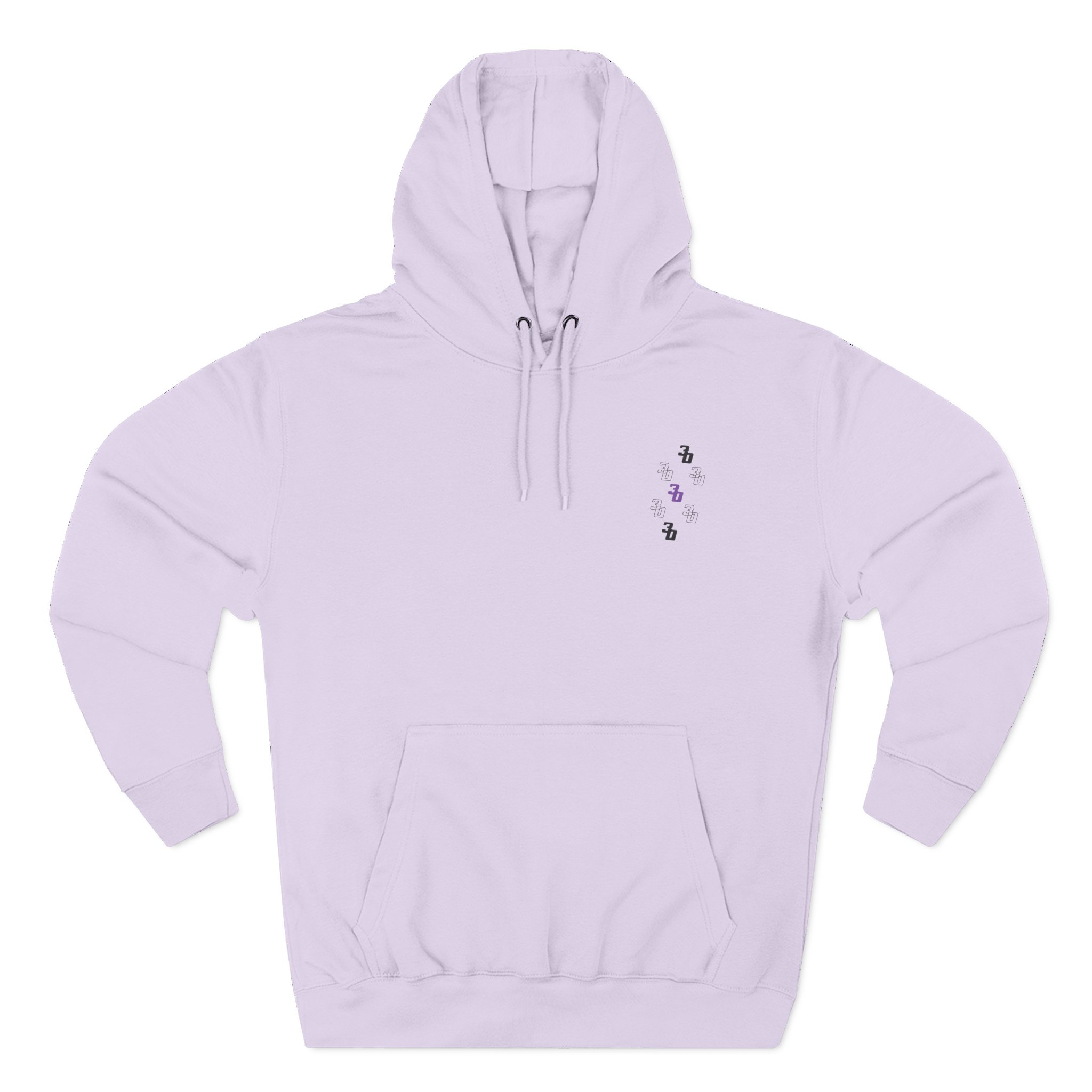 Koenigsegg Gridded Three-Panel Fleece Hoodie - Image 7