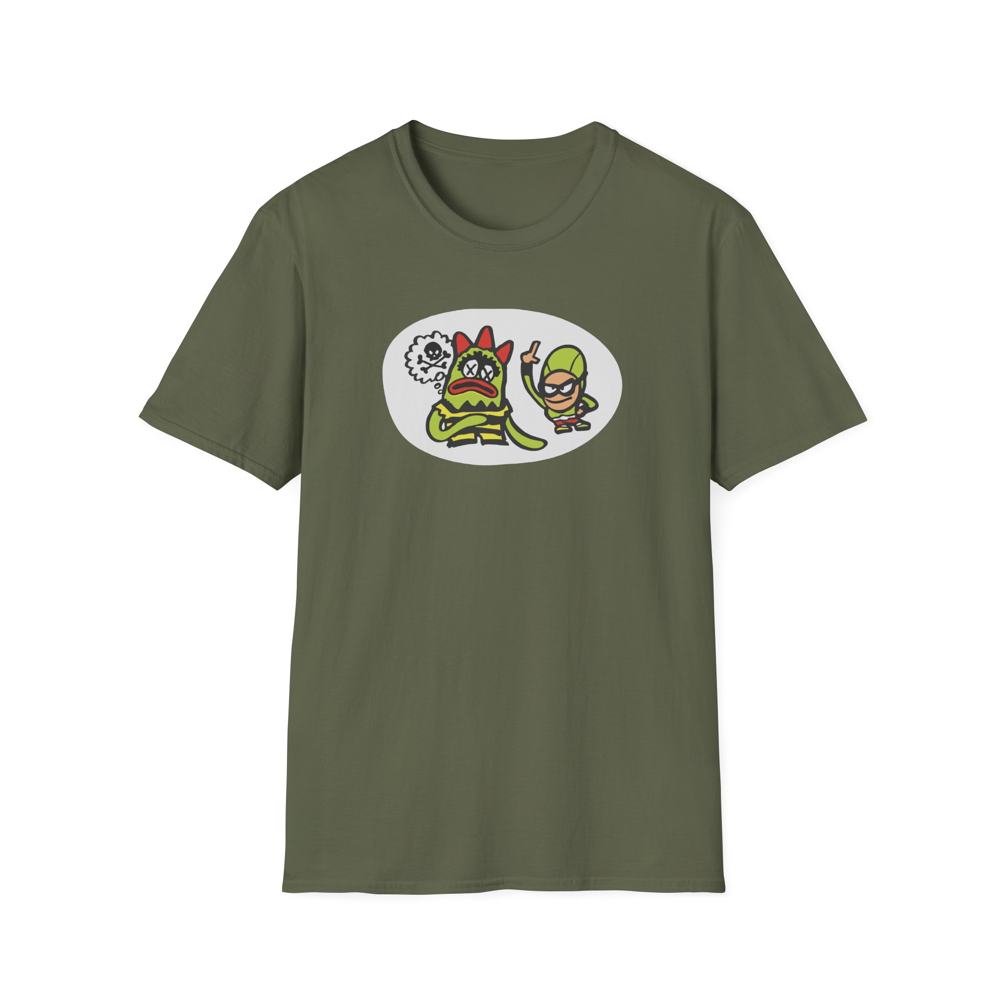 The Aquabats Bat Commander Unisex Softstyle T-Shirt - Image 9