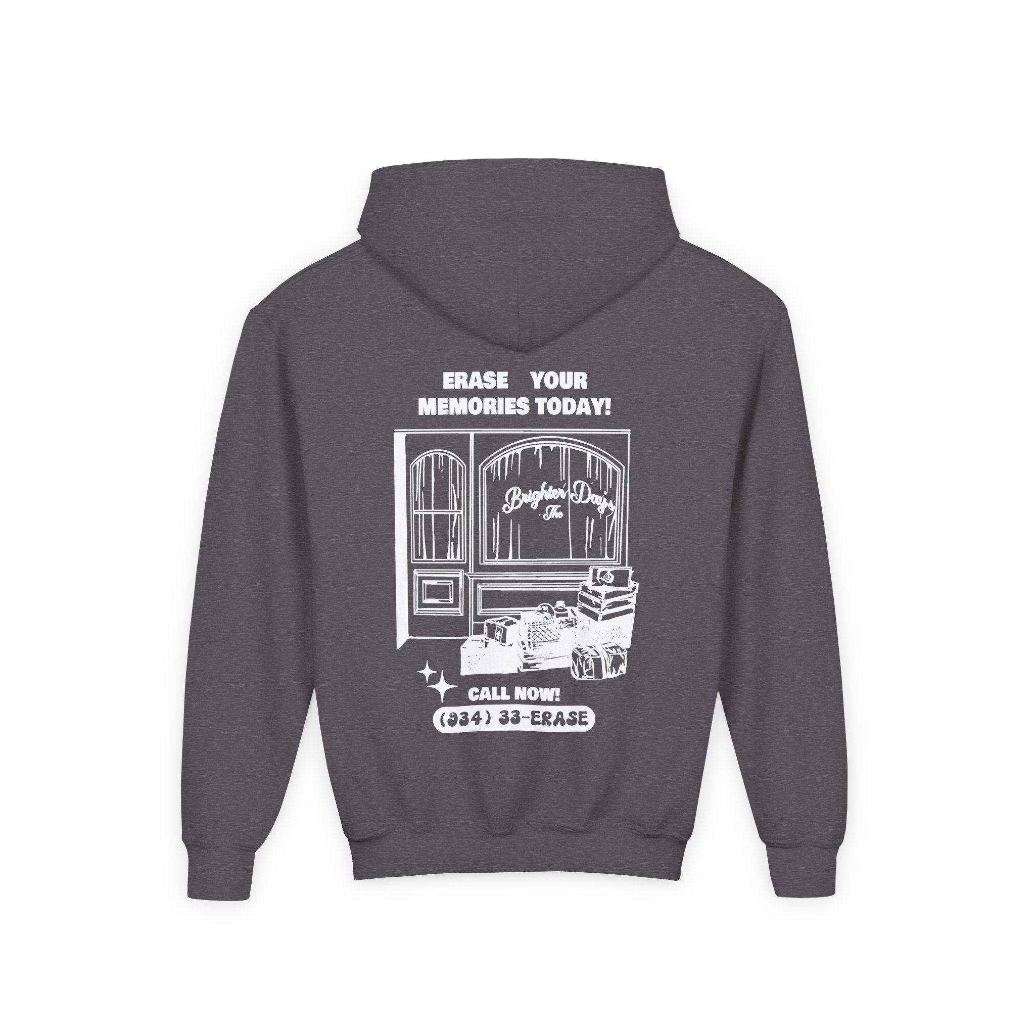 AG Brighter Days Storefront Youth Heavy Blend Hooded Sweatshirt - Image 8