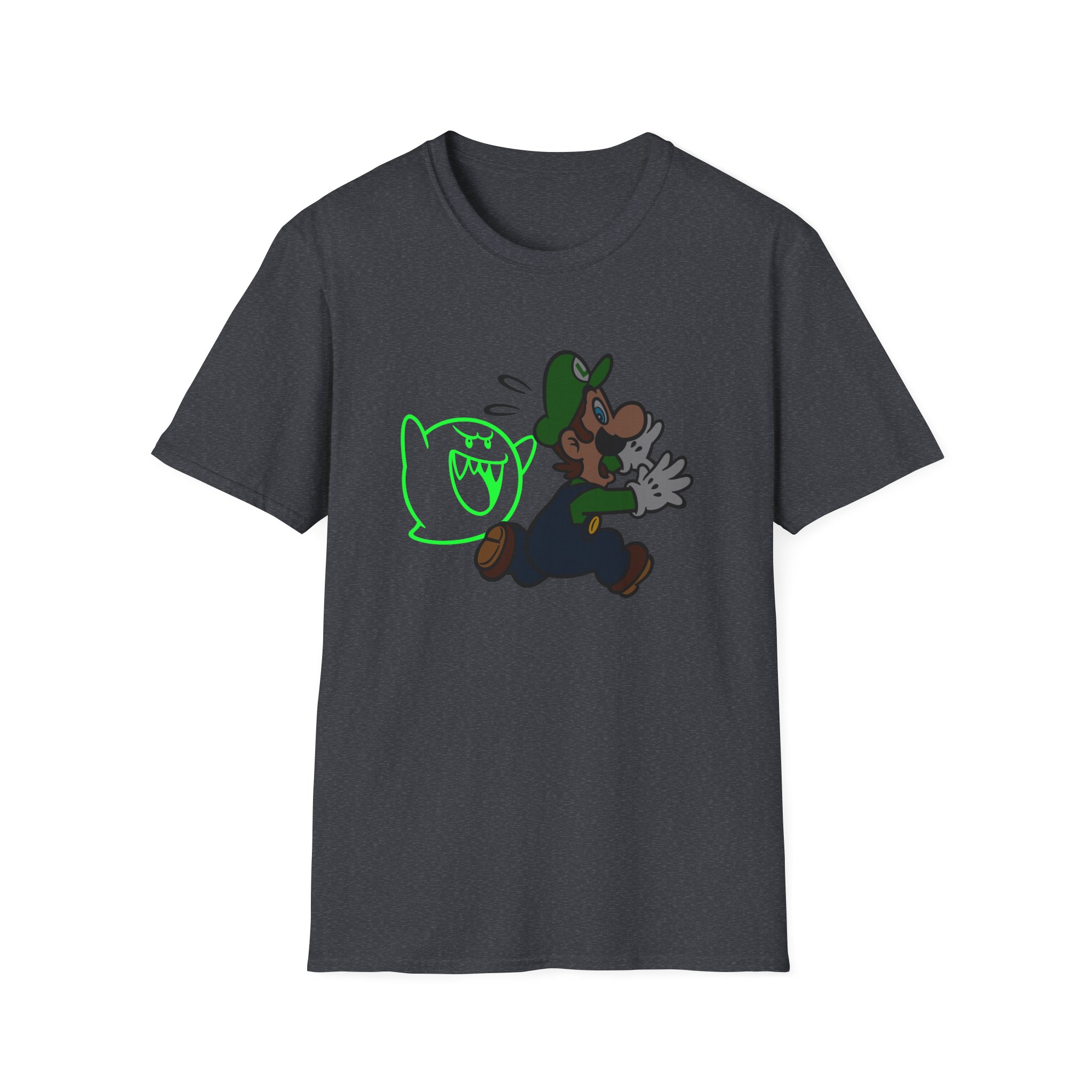 NTD Luigi™ and Boo Unisex Softstyle T-Shirt - Image 21