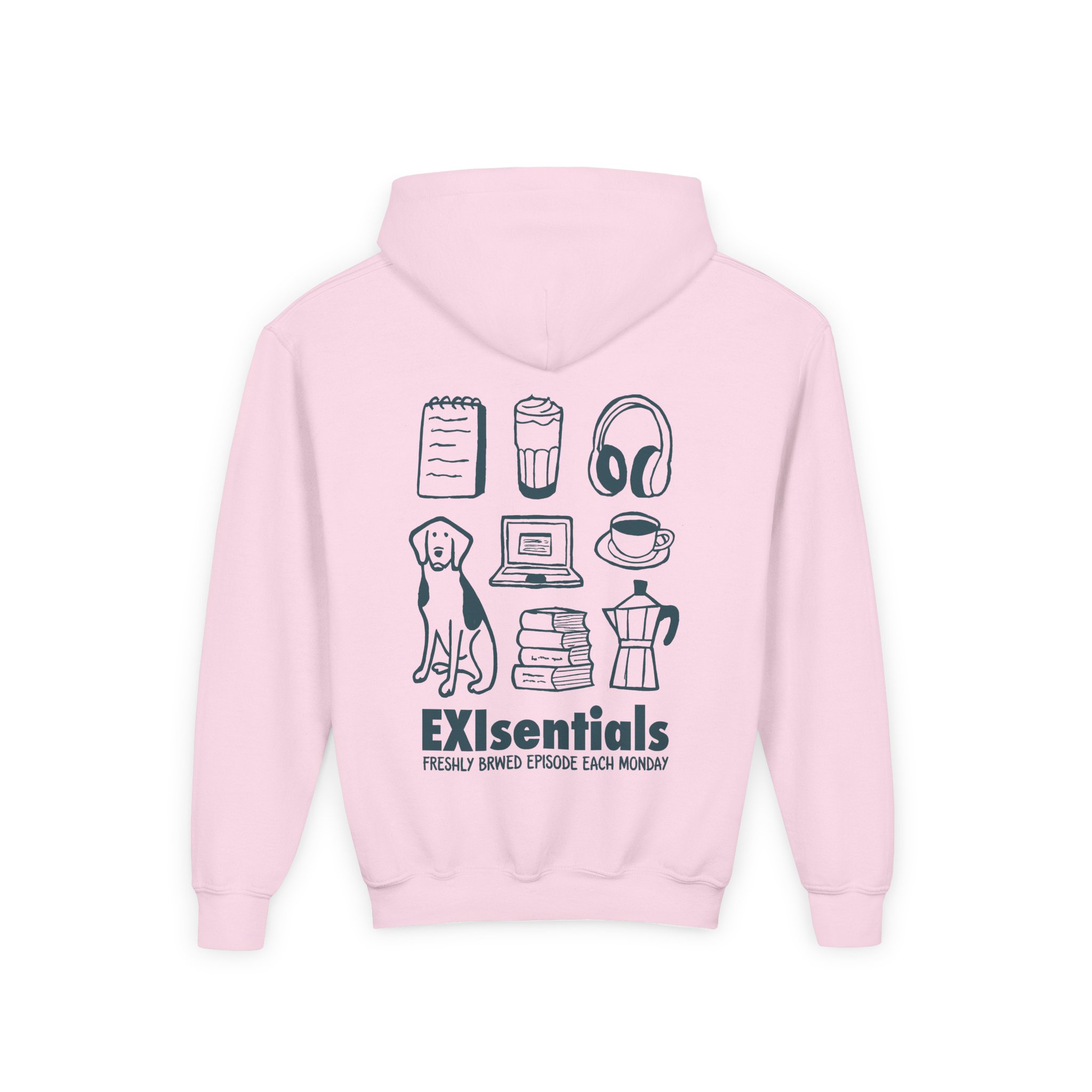 Youth Mord Auf Ex Exisentials Heavy Blend Hooded Sweatshirt - Image 14