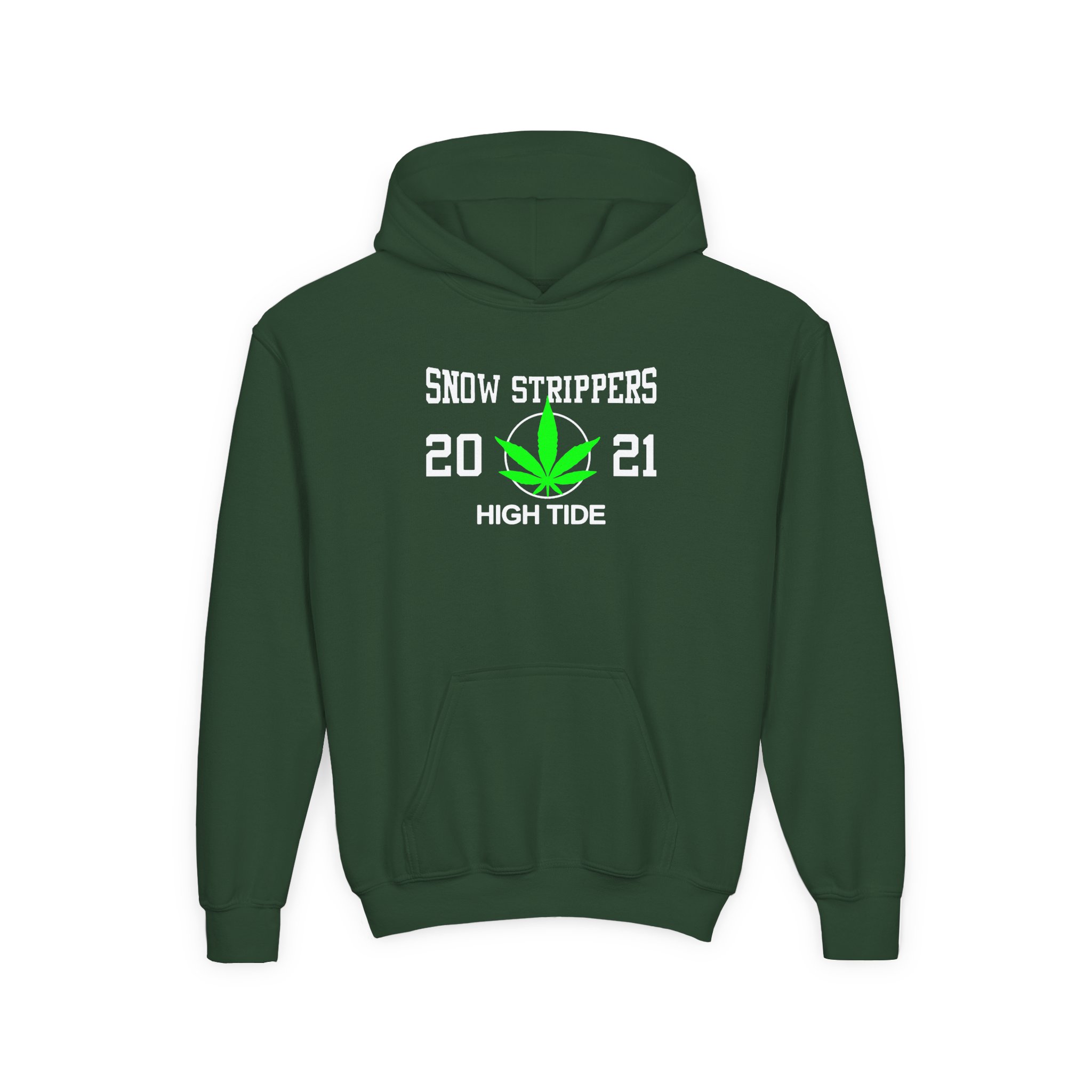 Youth Snow Strippers Heavy Blend Hooded Sweatshirt - Image 5