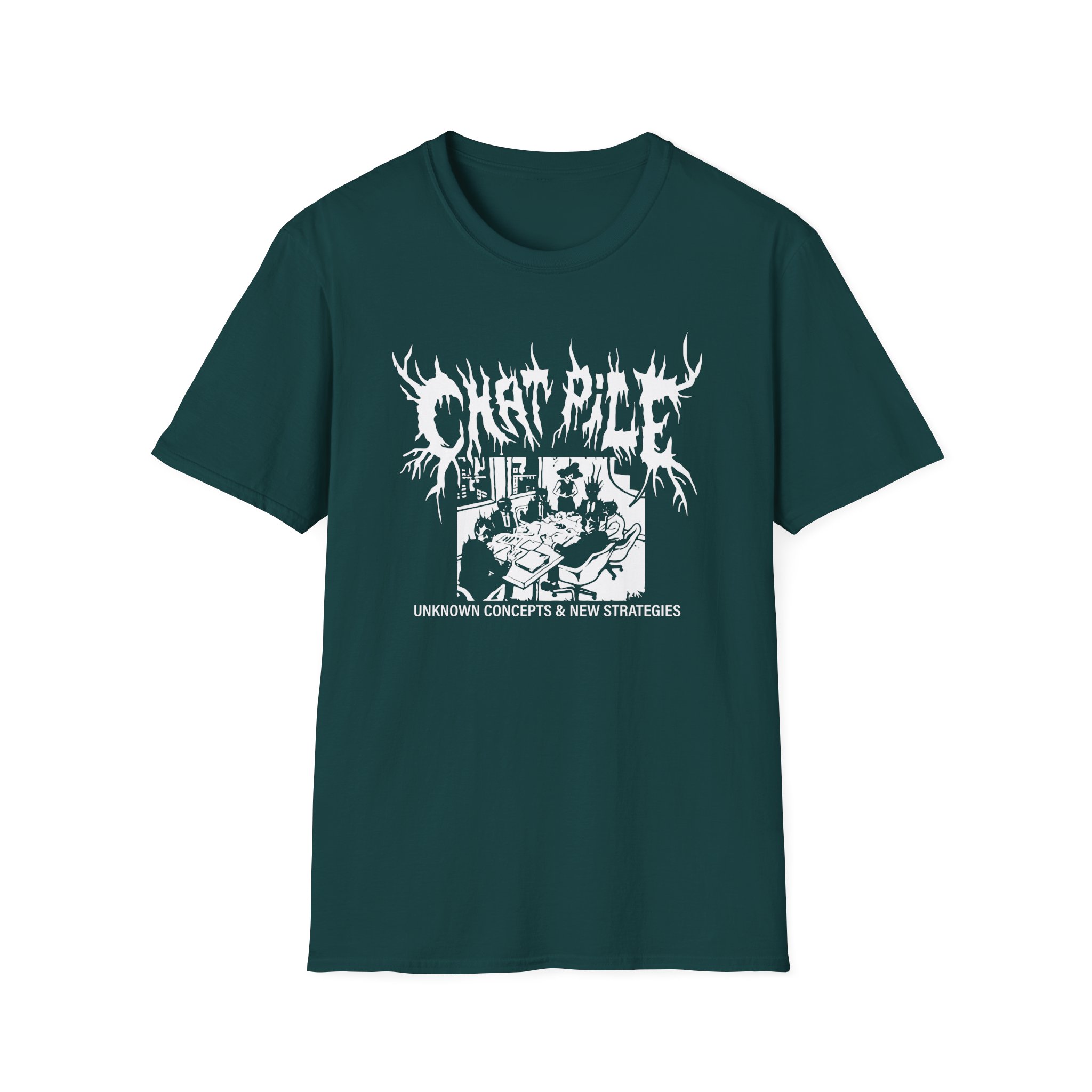Chat Pile Show Poster Los Angeles Unisex Softstyle T-shirt - Image 11