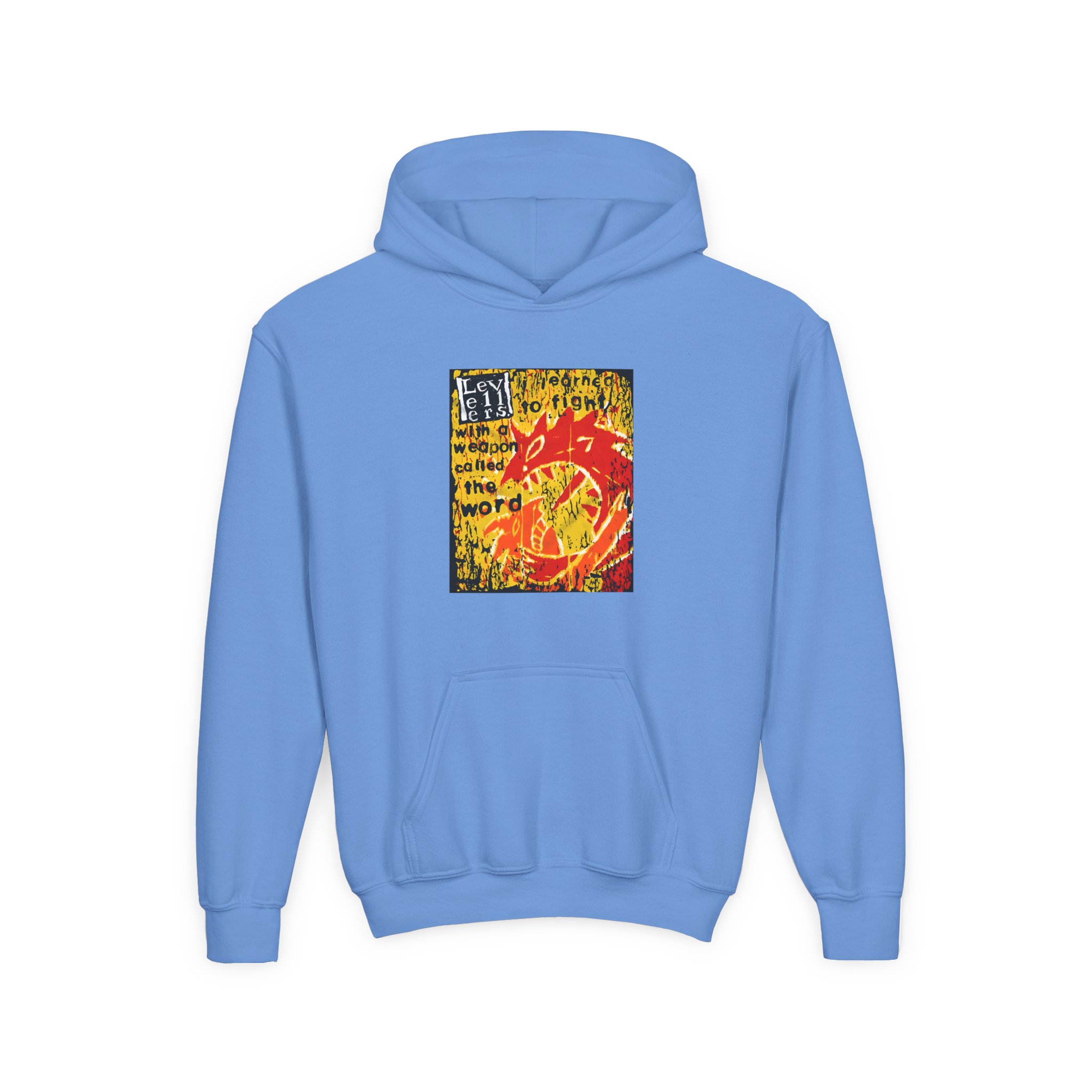 Levellers a Weapon Called the Word Youth Heavy Blend Hooded Sweatshirt - Image 7