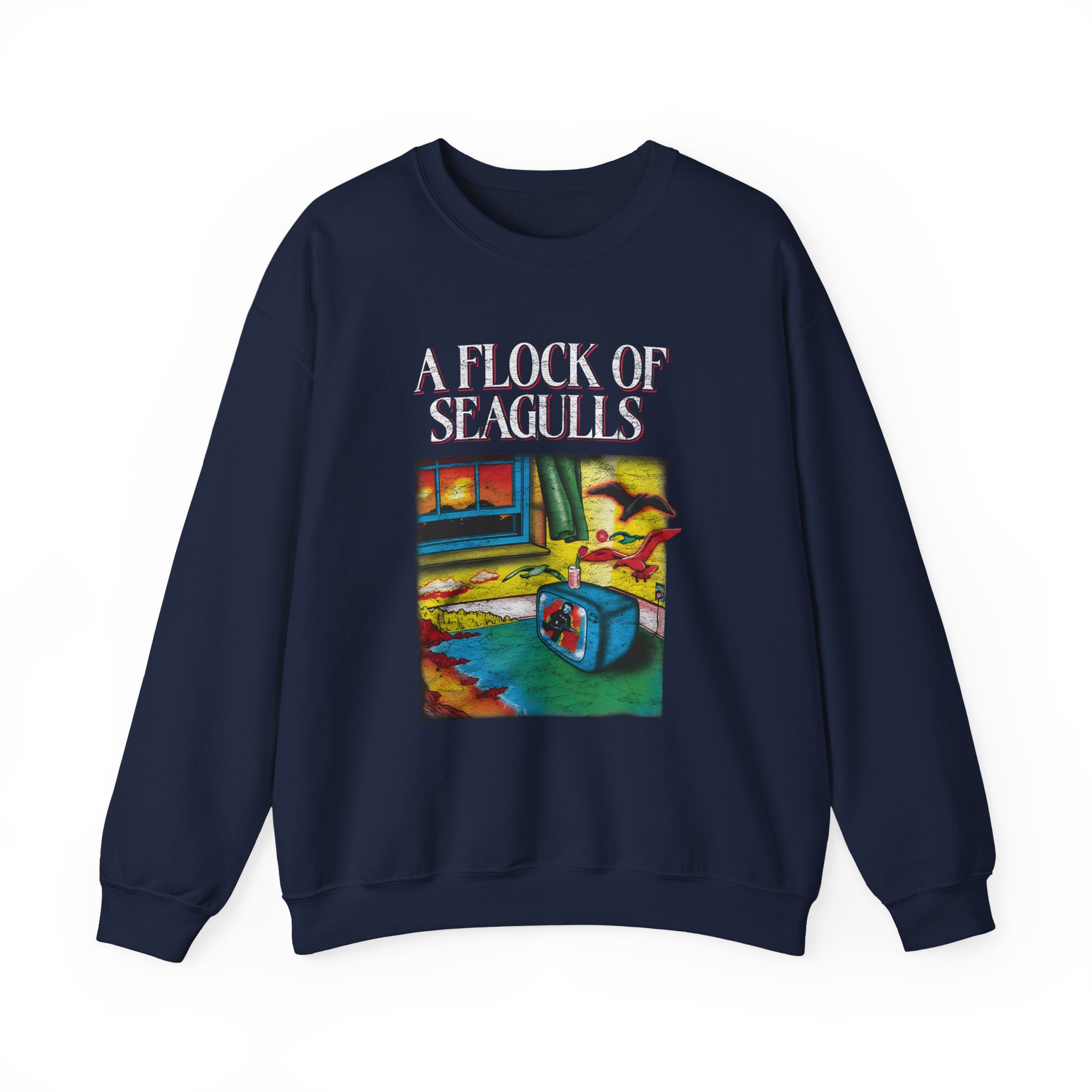A Flock of Seagulls I Ran Tour Unisex Heavy Blend™ Crewneck Sweatshirt - Image 13