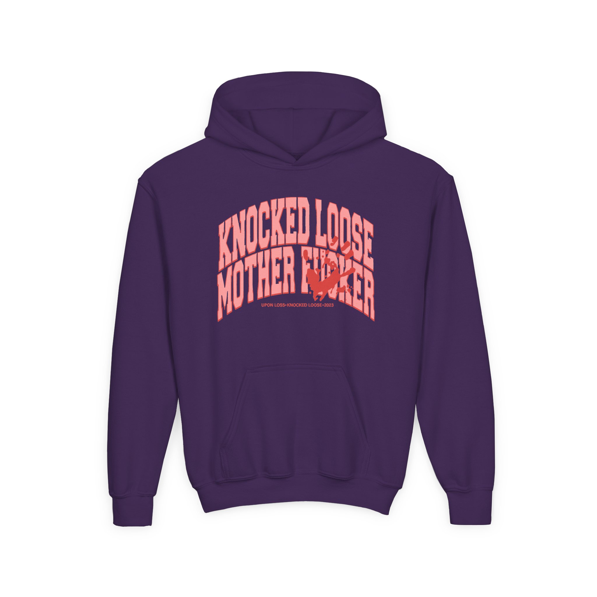Knocked Loose Youth Heavy Blend Hooded Sweatshirt - Image 5