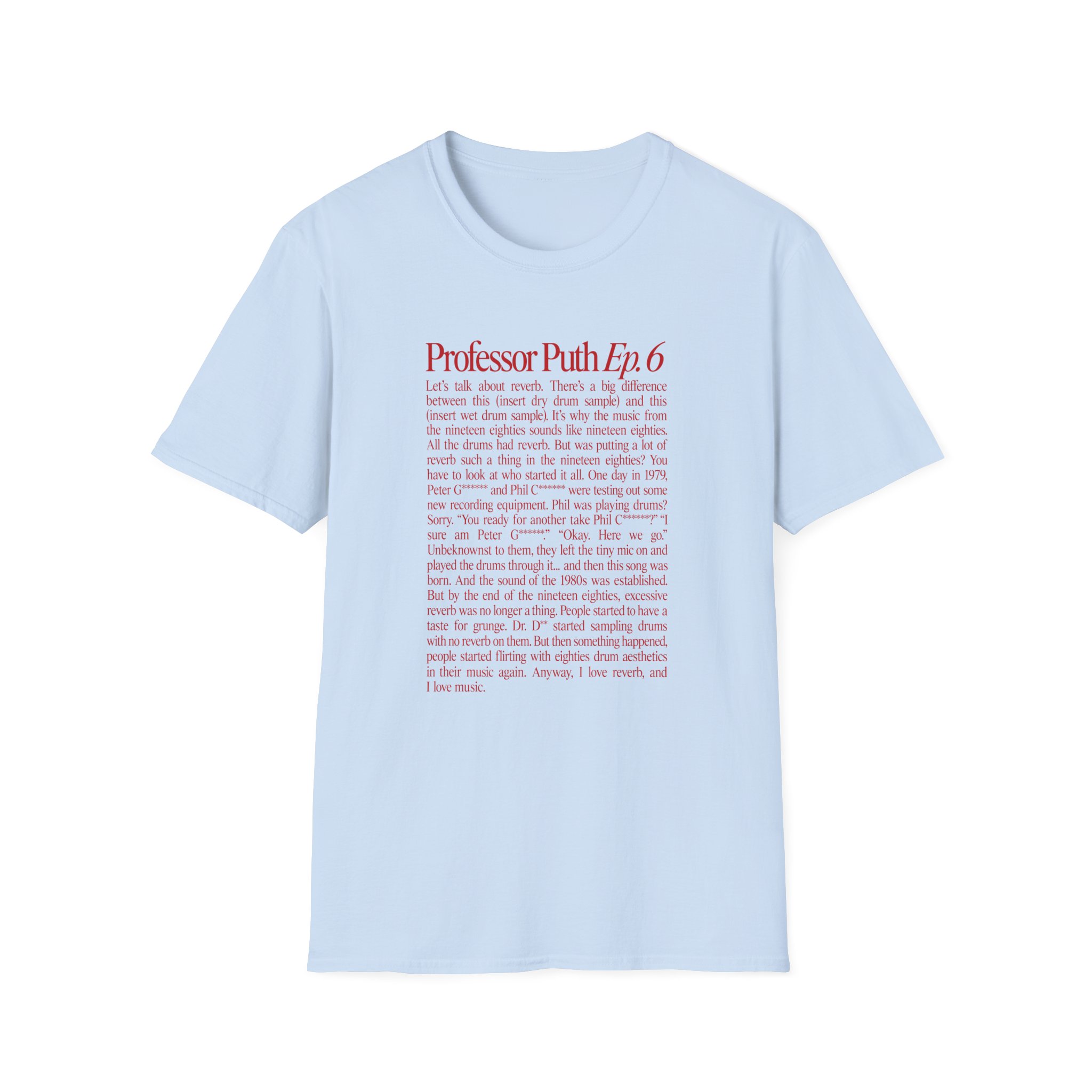 Charlie Puth Professor Puth Unisex Softstyle T-shirt - Image 11