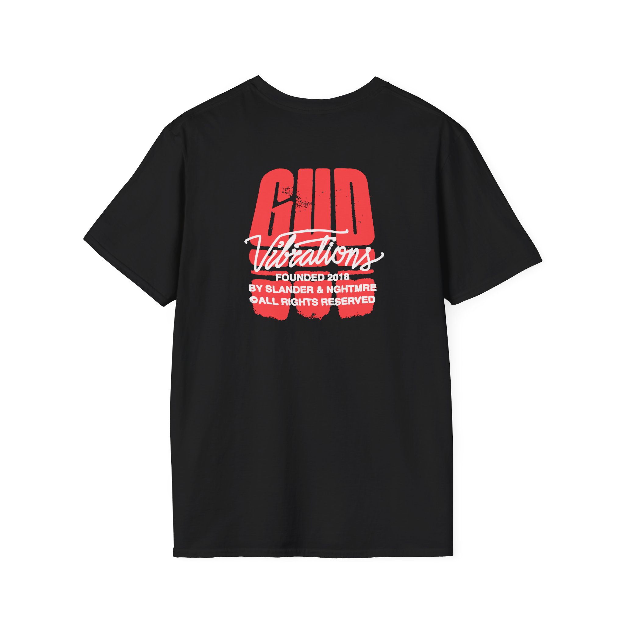 Slander Gud Vibrations Graffiti Unisex Softstyle T-Shirt - Image 2