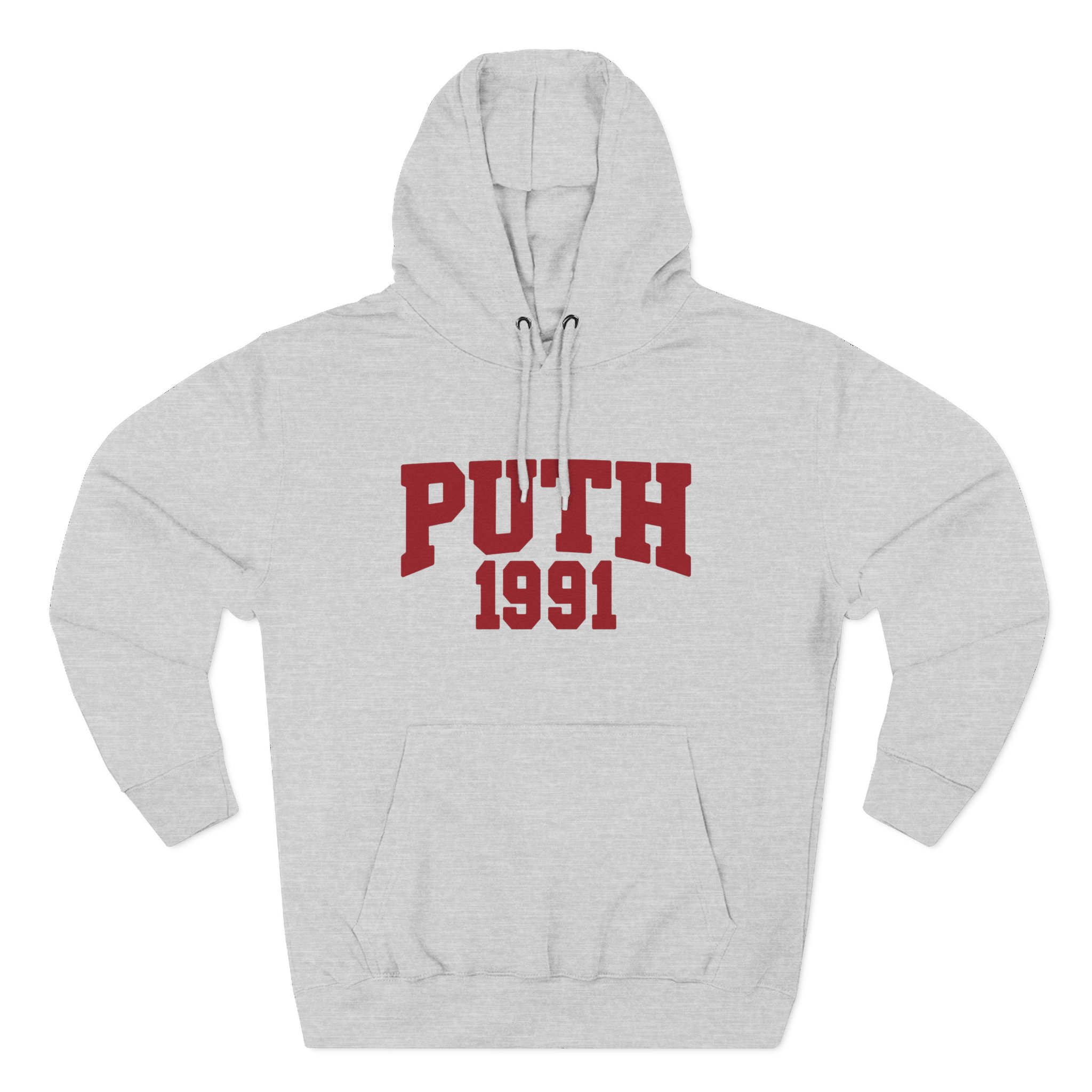 Charlie Puth Puth 1991 Three-Panel Fleece Hoodie - Image 3