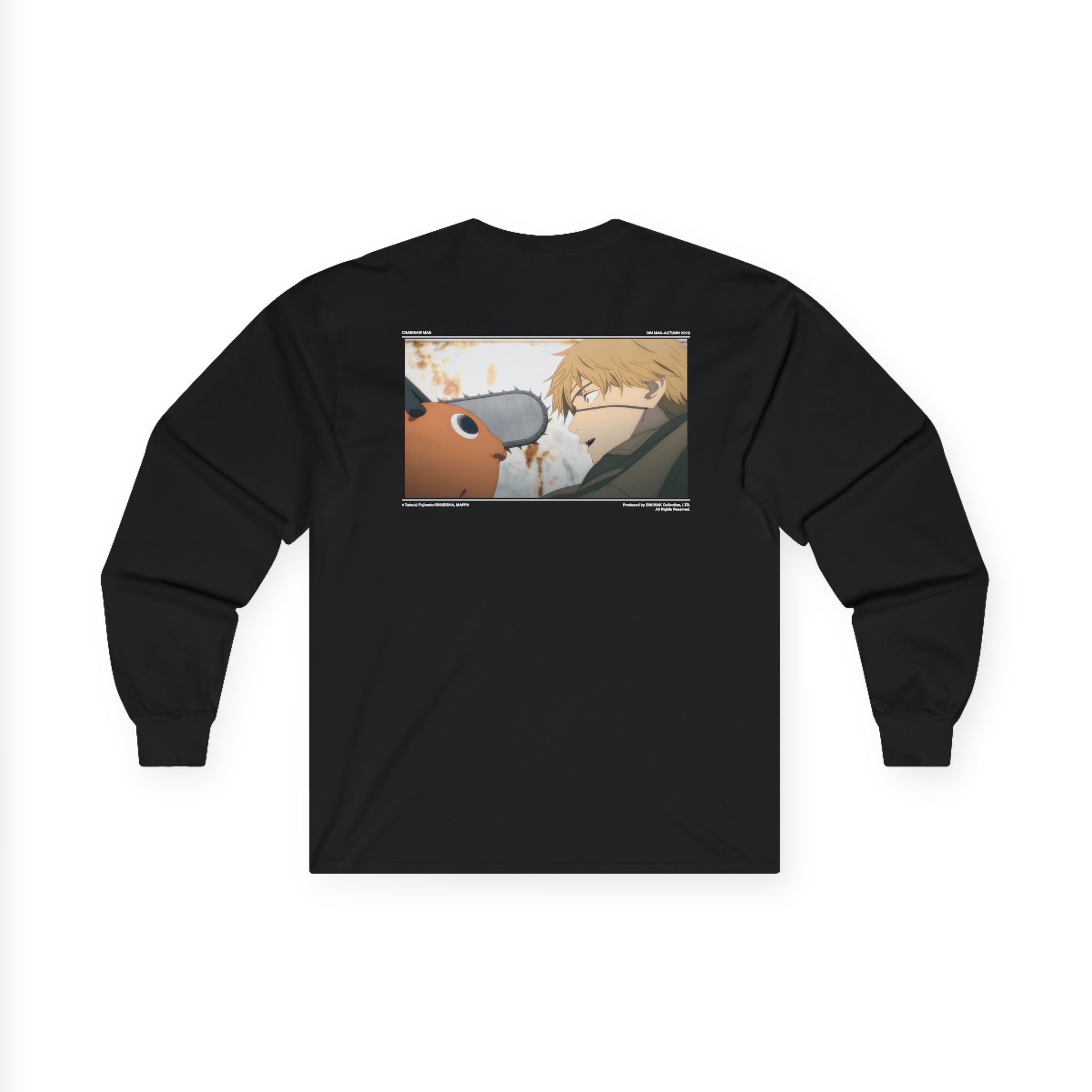 Chainsaw Man X Dim Mak Pochita Unisex Ultra Cotton Long Sleeve Tee - Image 2
