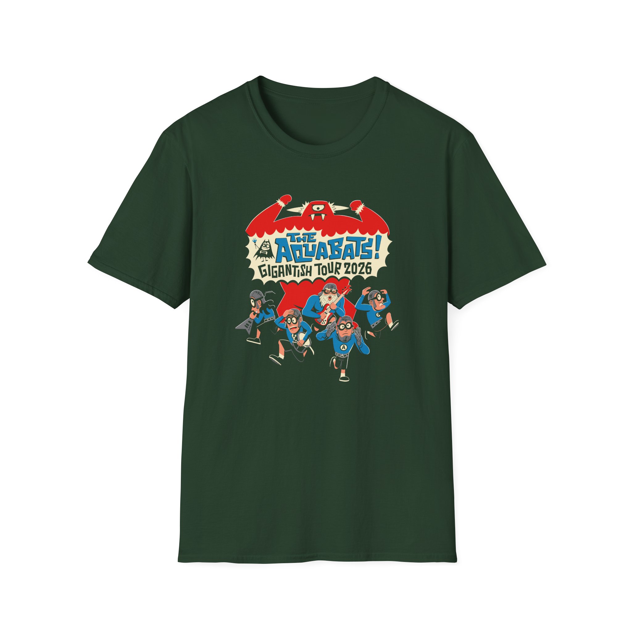 The Aquabats Gigantish Unisex Softstyle T-Shirt - Image 5