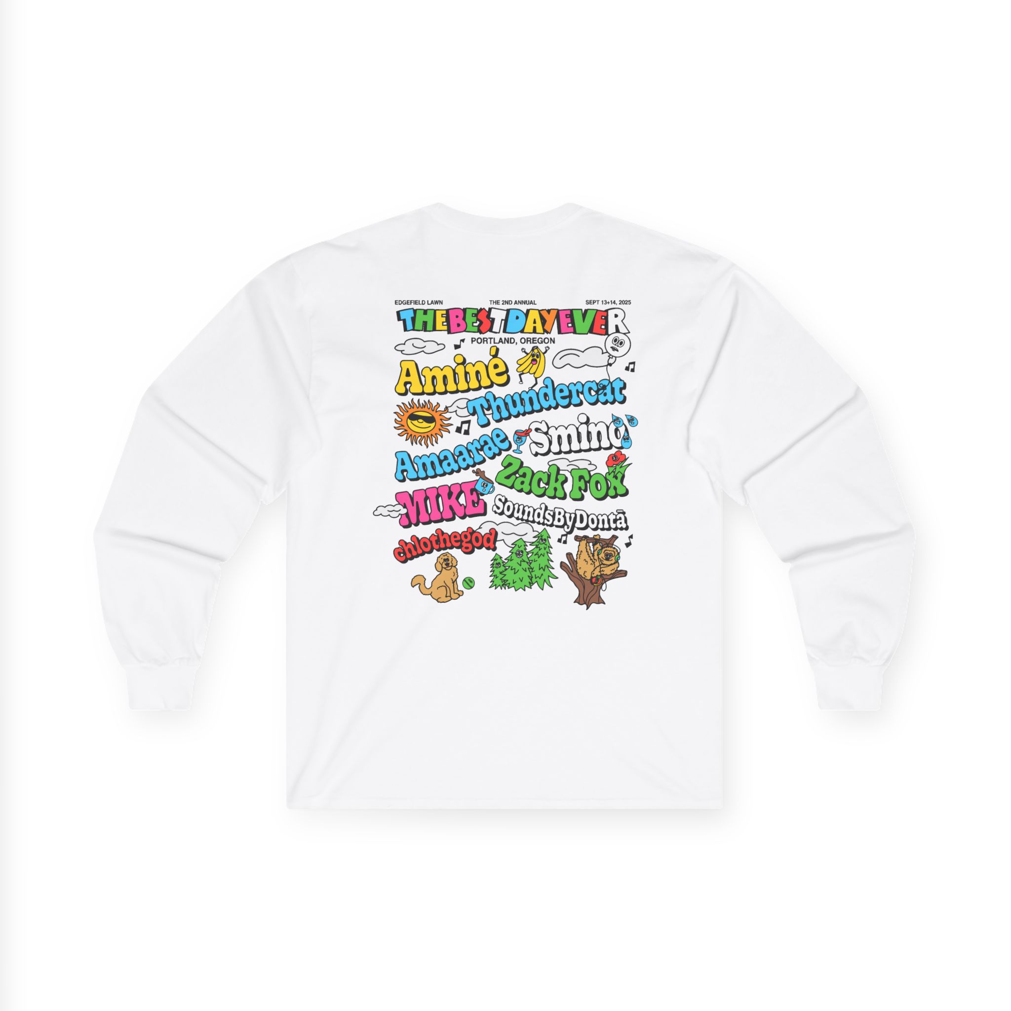 Aminé the Best Day Ever Unisex Ultra Cotton Long Sleeve Tee - Image 4