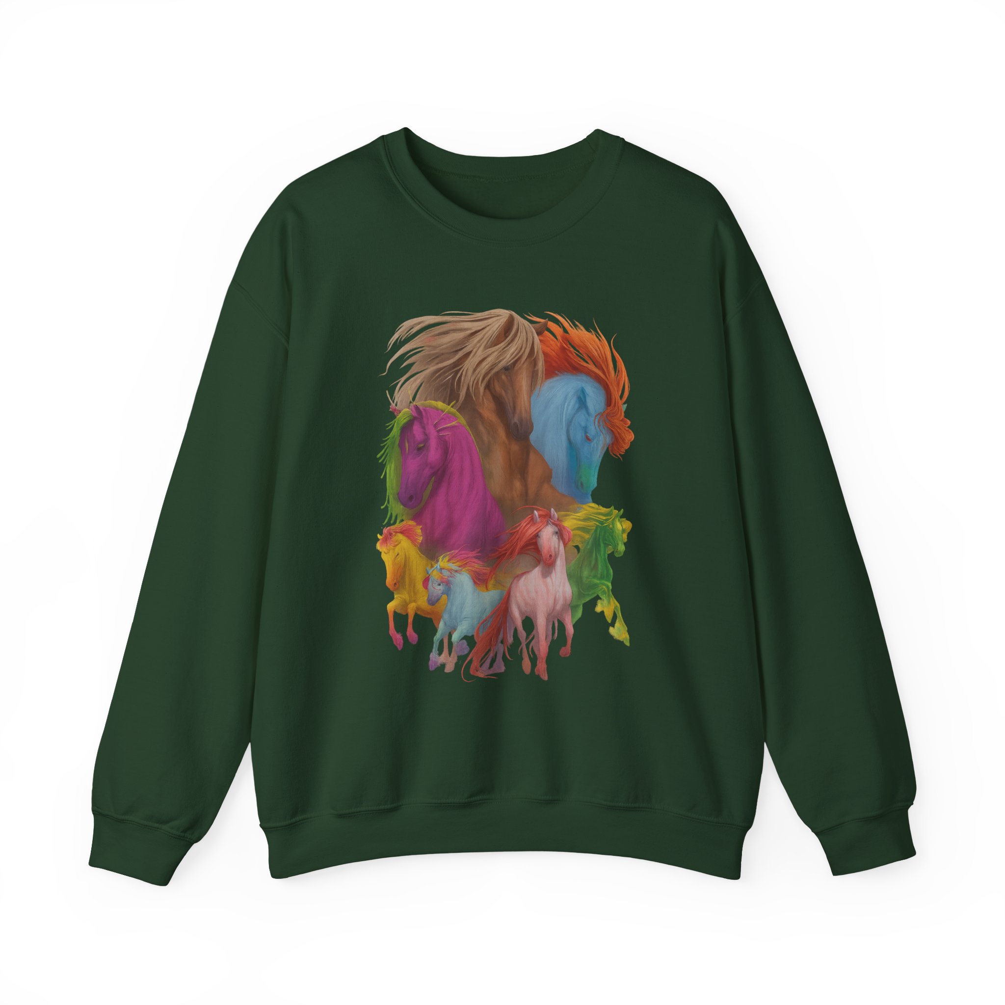 Dropout Dimension 20 The Seven Magic Horse Unisex Heavy Blend™ Crewneck Sweatshirt - Image 13