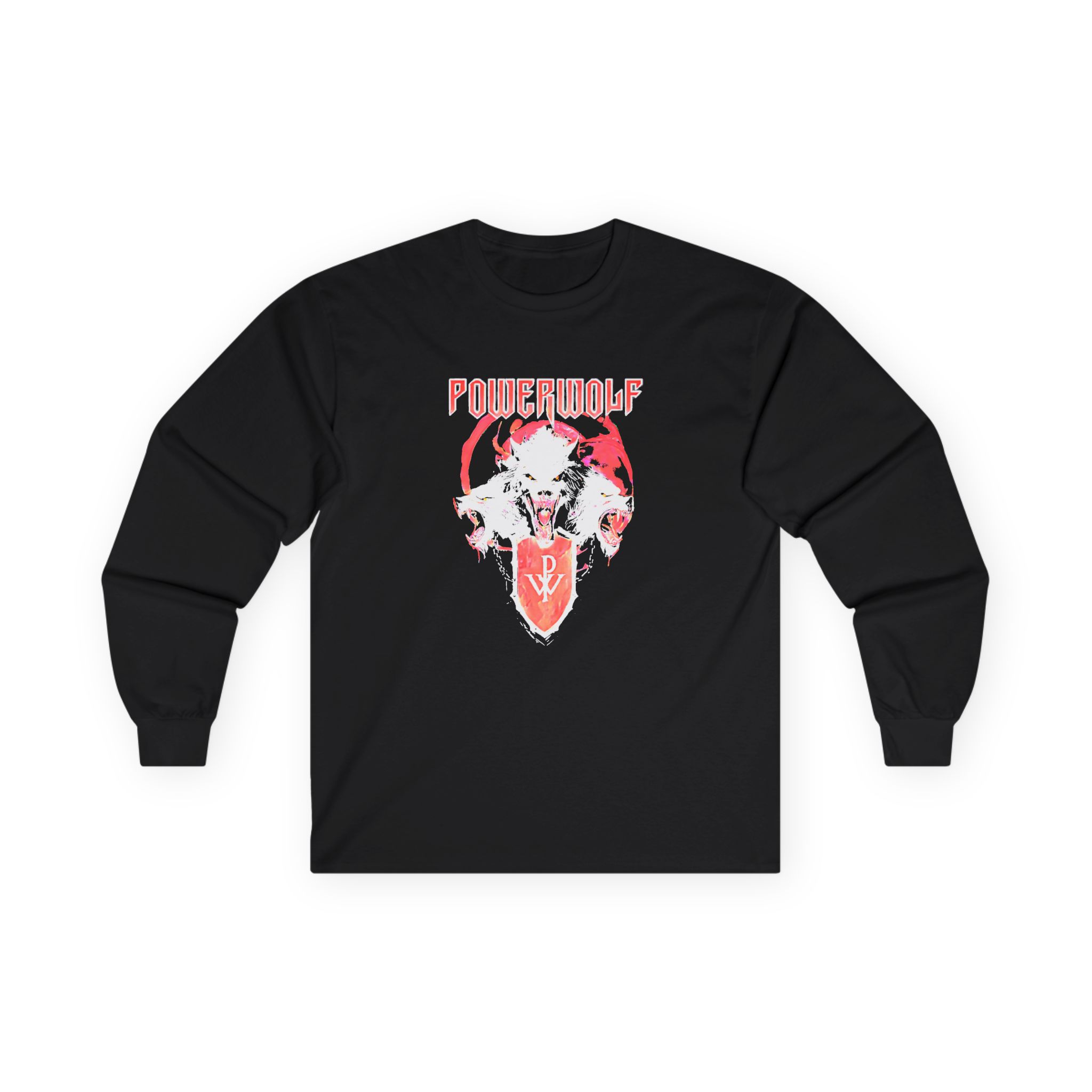 Powerwolf Triple Wolf Unisex Ultra Cotton Long Sleeve Tee