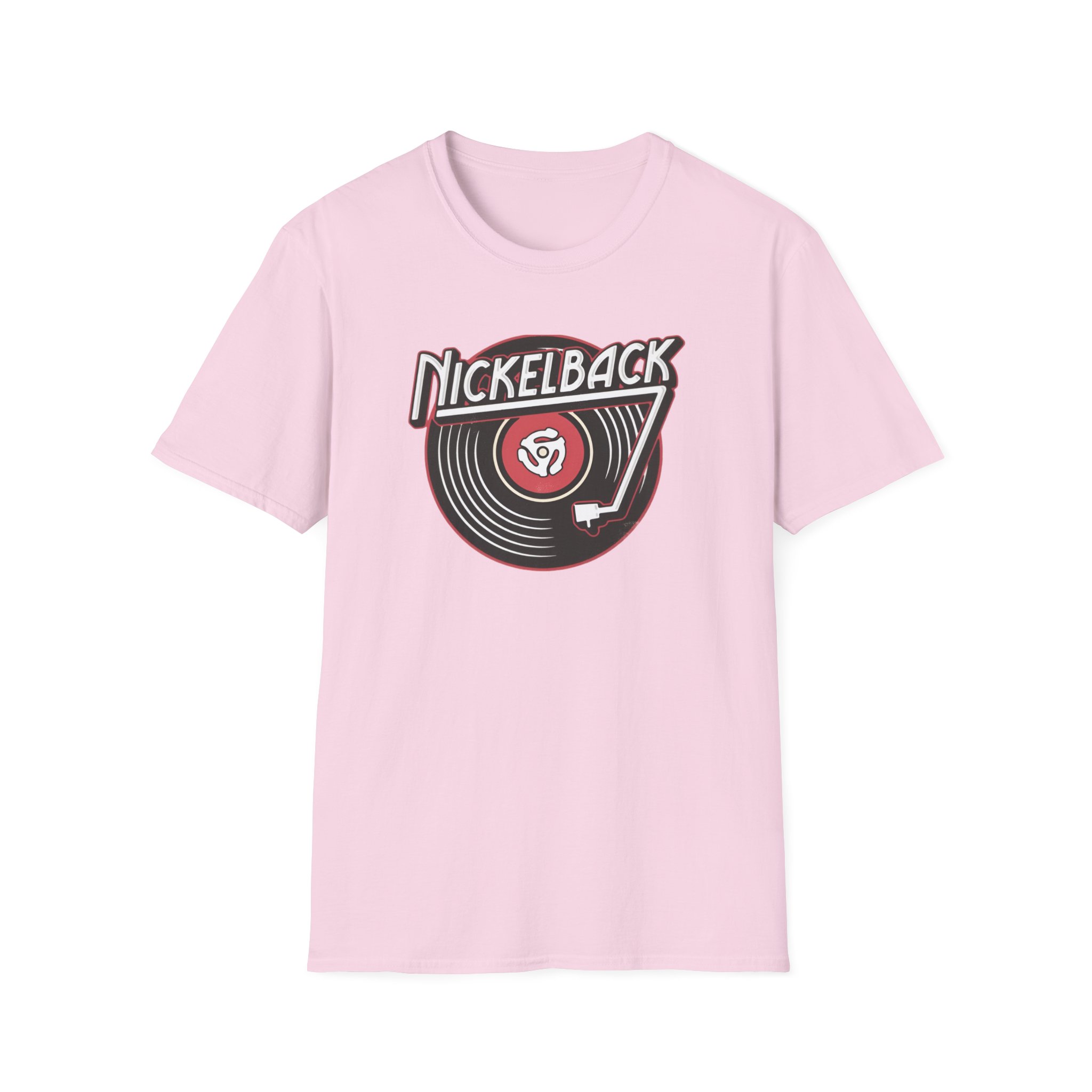 Nickelback Record Natural Ringer Unisex Softstyle T-Shirt - Image 17