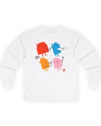 Love on Tour 4 Houses Raglan Unisex Ultra Cotton Long Sleeve Tee