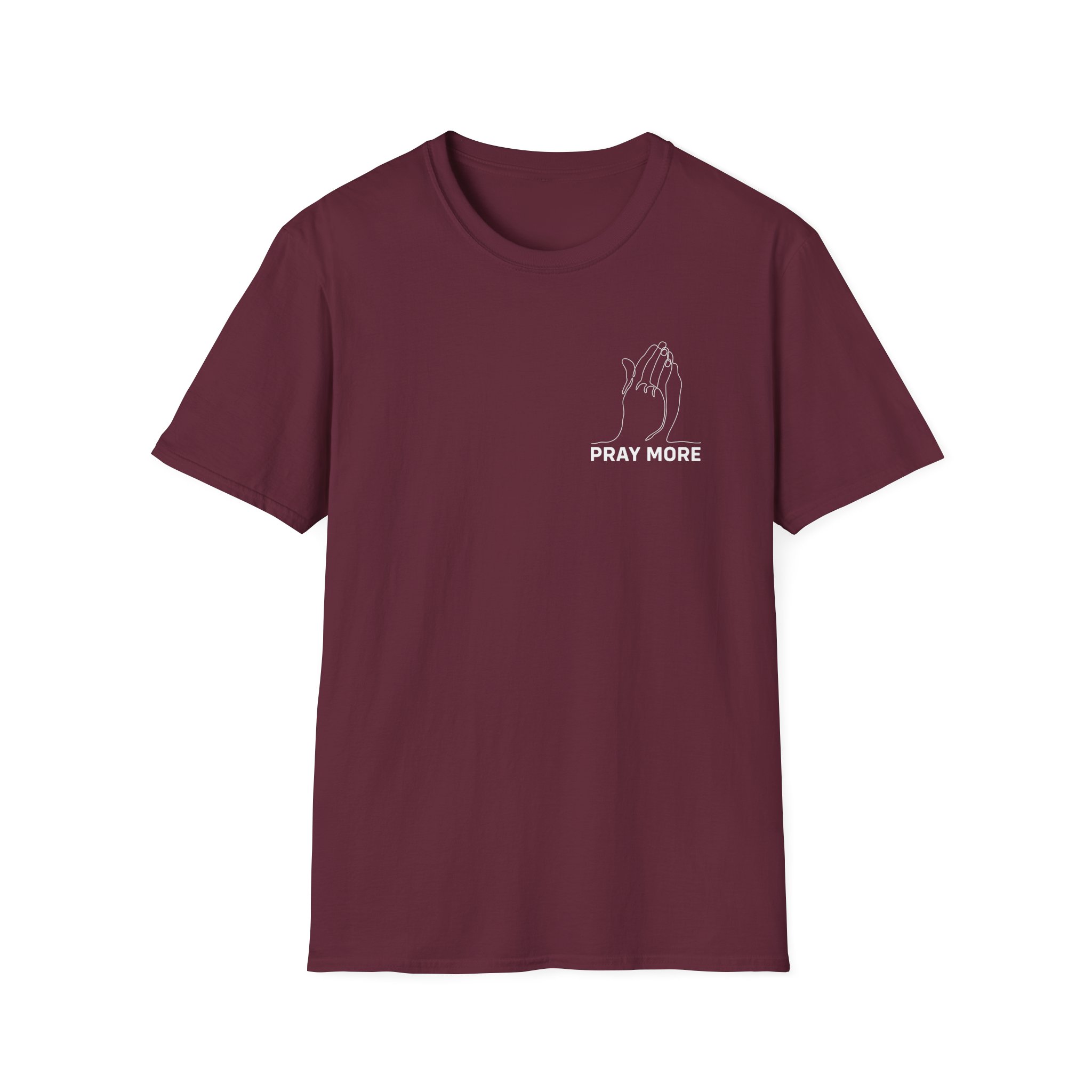Roman Atwood Pray More Unisex Softstyle T-Shirt - Image 3