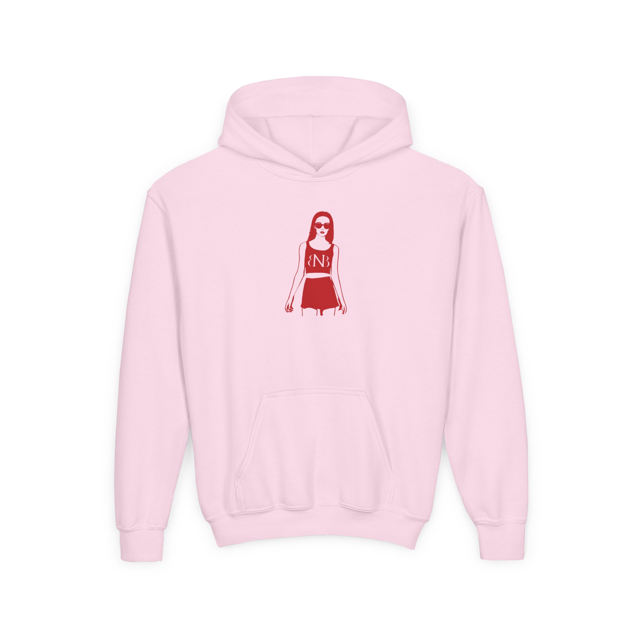 Youth Snow Strippers Heavy Blend Hooded Sweatshirt - Image 3