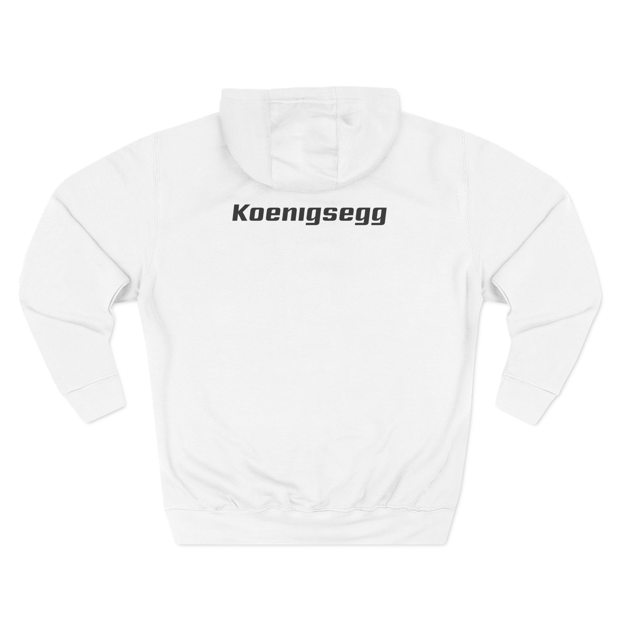 Koenigsegg Gridded Three-Panel Fleece Hoodie - Image 2