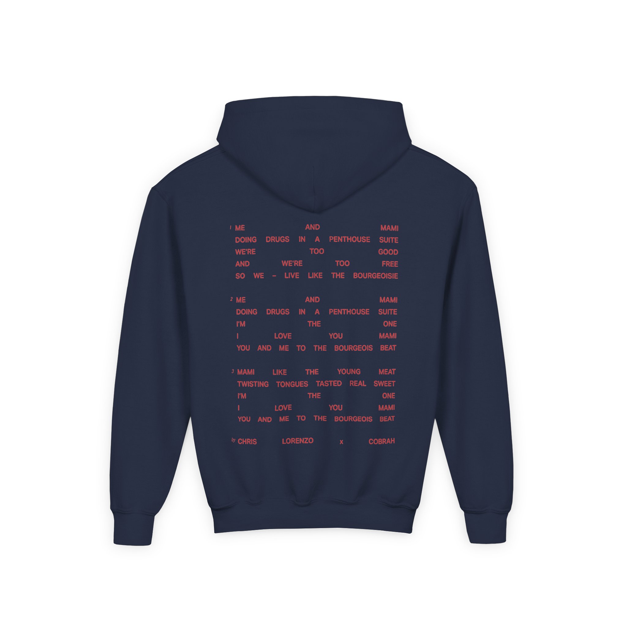 Youth Chris Lorenzo Mami Heavy Blend Hooded Sweatshirt - Image 6