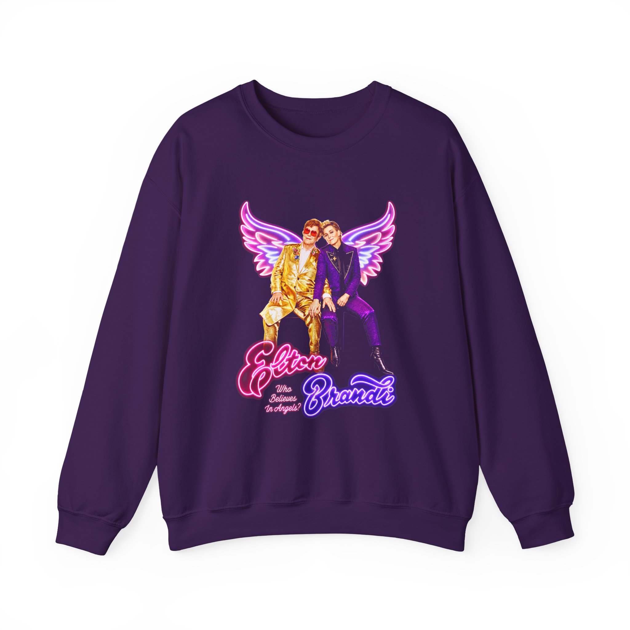 Ej Farewell Who Believes in Angels? Alternate Unisex Heavy Blend™ Crewneck Sweatshirt - Image 7