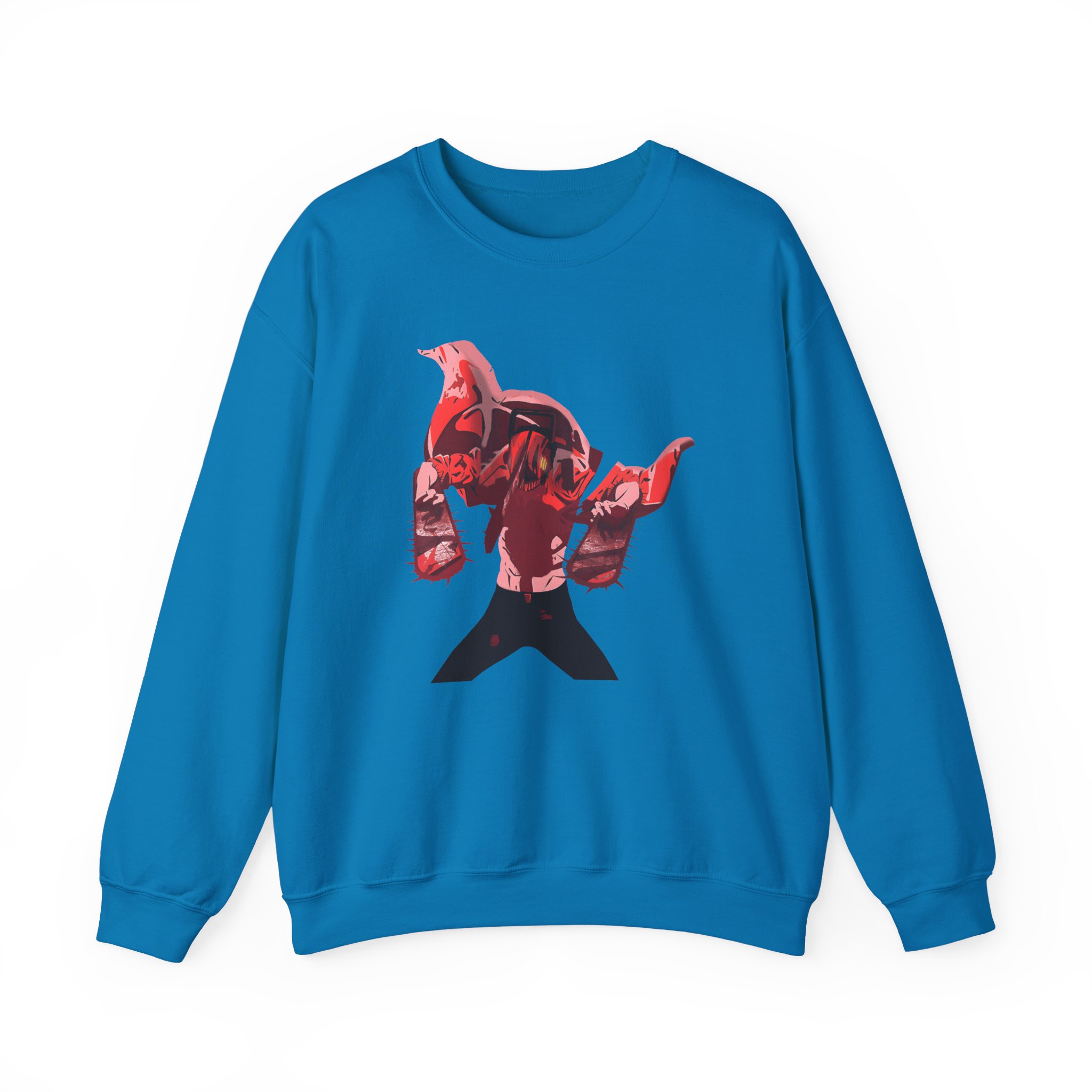 Chainsaw Man X Dim Mak Horror Unisex Heavy Blend™ Crewneck Sweatshirt - Image 9