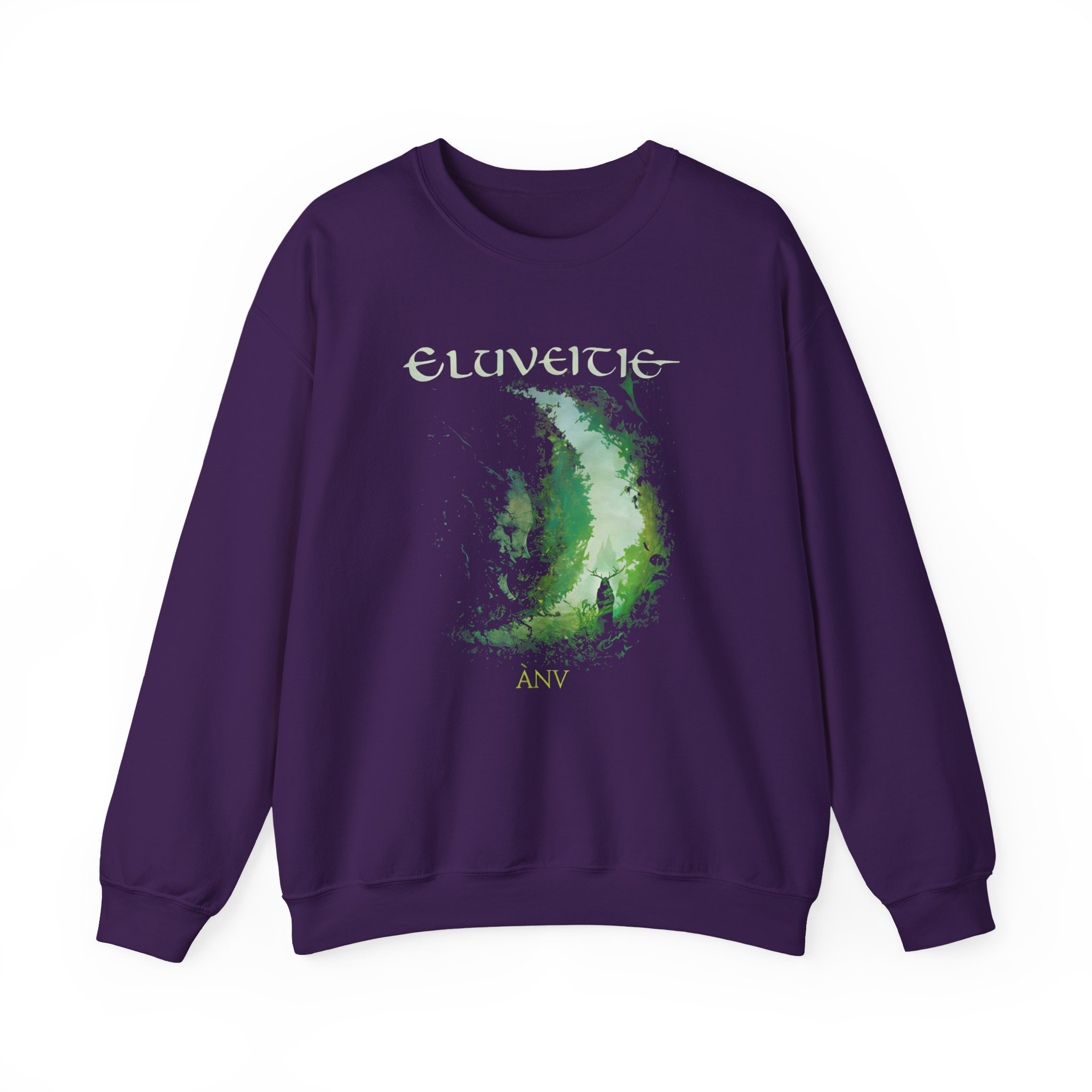 Eluveitie Anv Cover Unisex Heavy Blend™ Crewneck Sweatshirt - Image 9