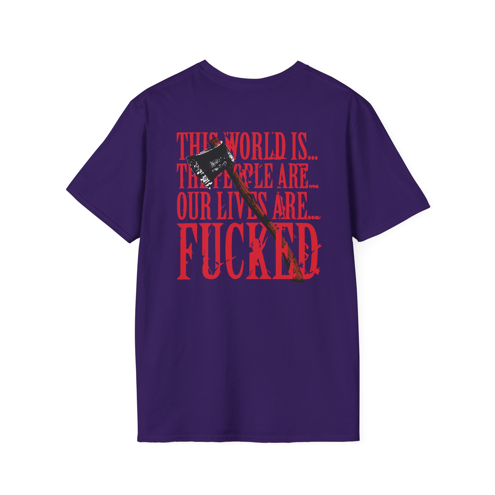 Paleface Swiss This World is Unisex Softstyle T-Shirt - Image 14