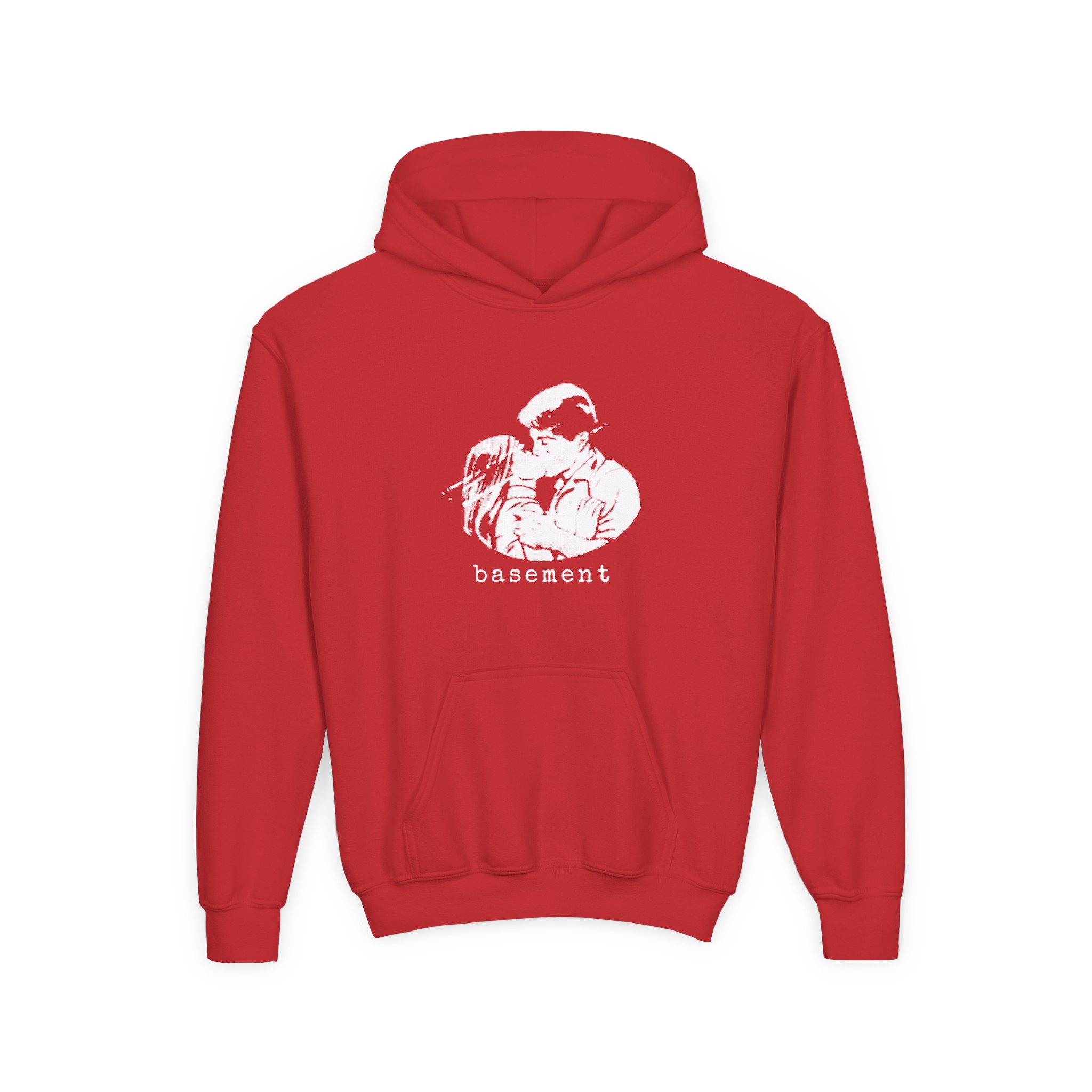 Cold Cuts Basement Couple Youth Heavy Blend Hooded Sweatshirt - Image 15